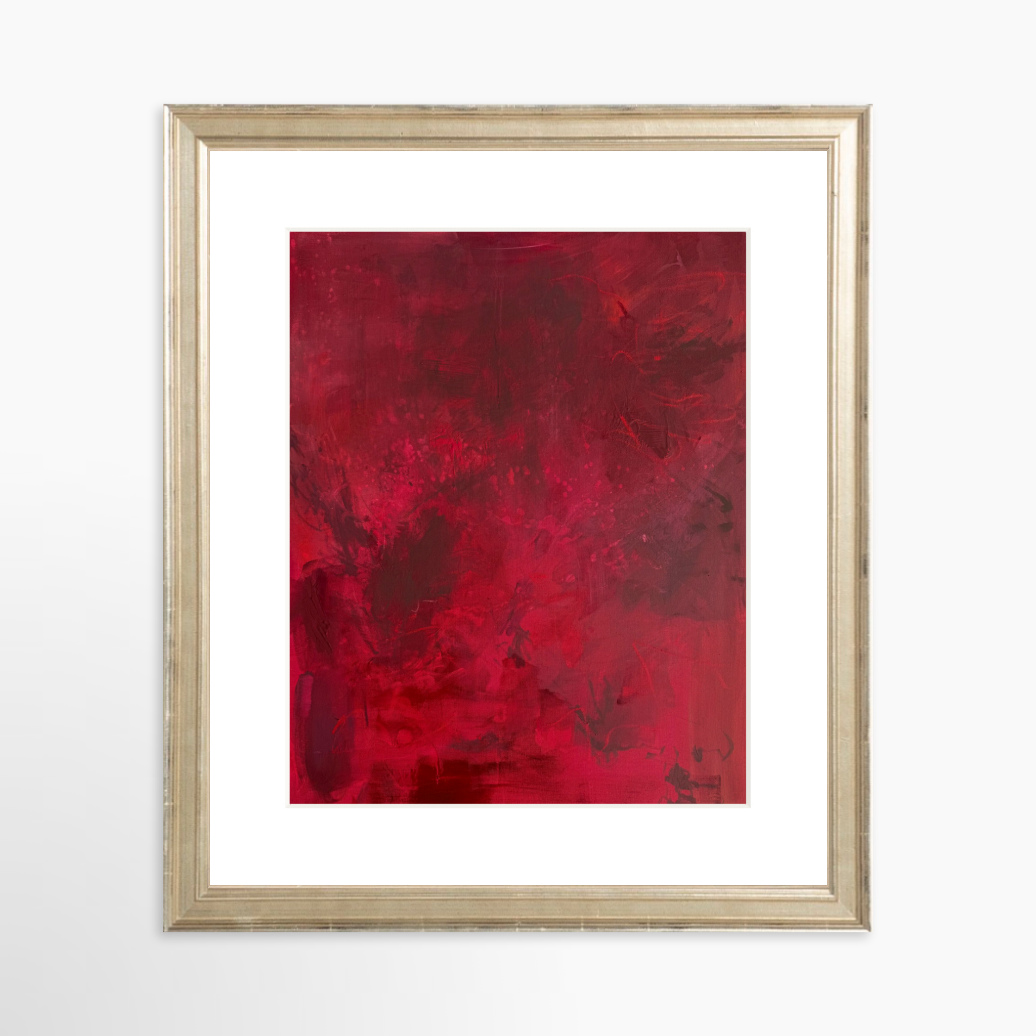 8x10 / Certificate Silver Frame + White Mat