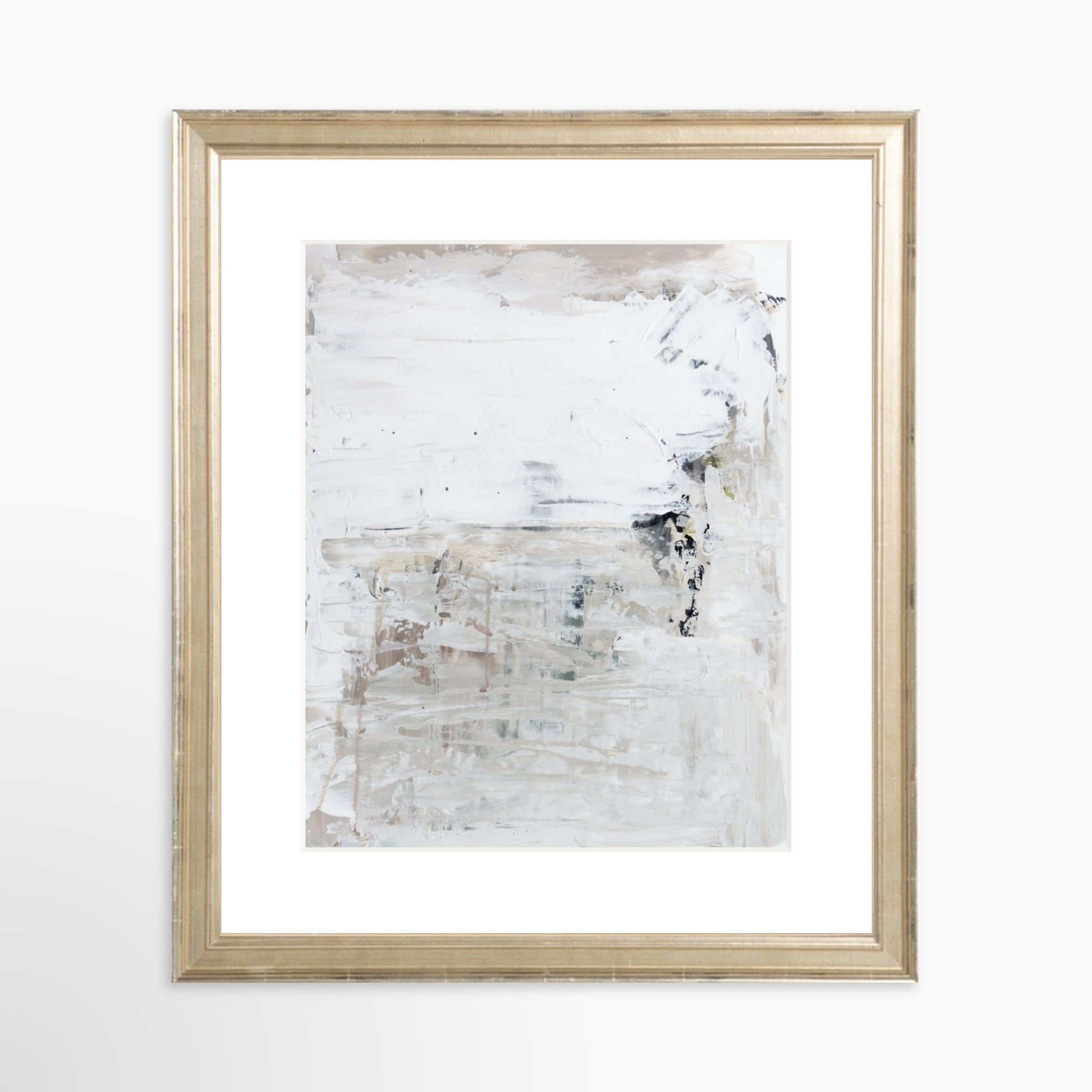 8x10 / Certificate Silver Frame + White Mat