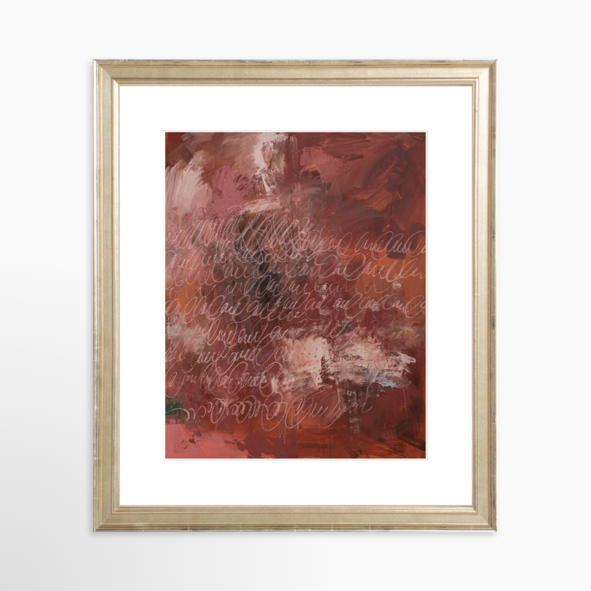 8x10 / Certificate Silver Frame + White Mat