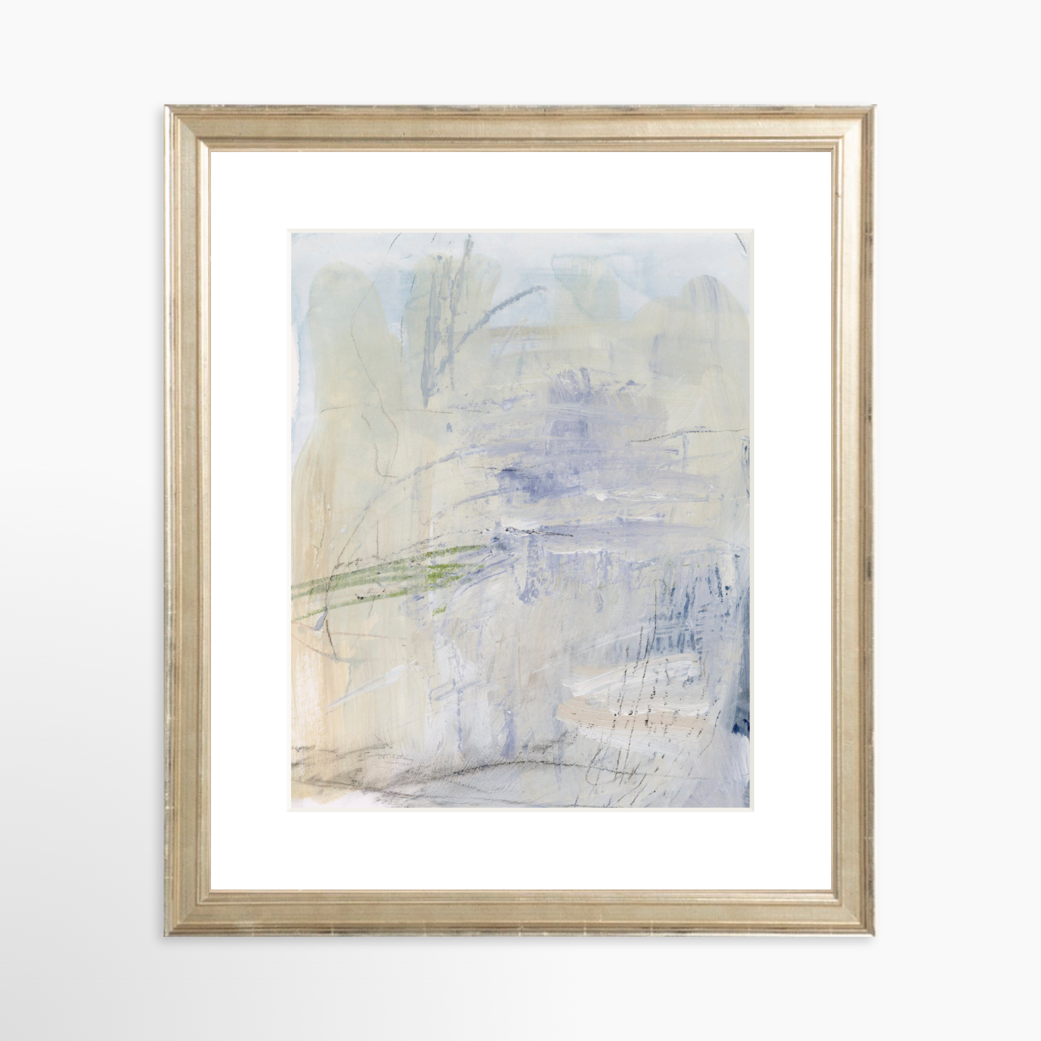 8x10 / Certificate Silver Frame + White Mat