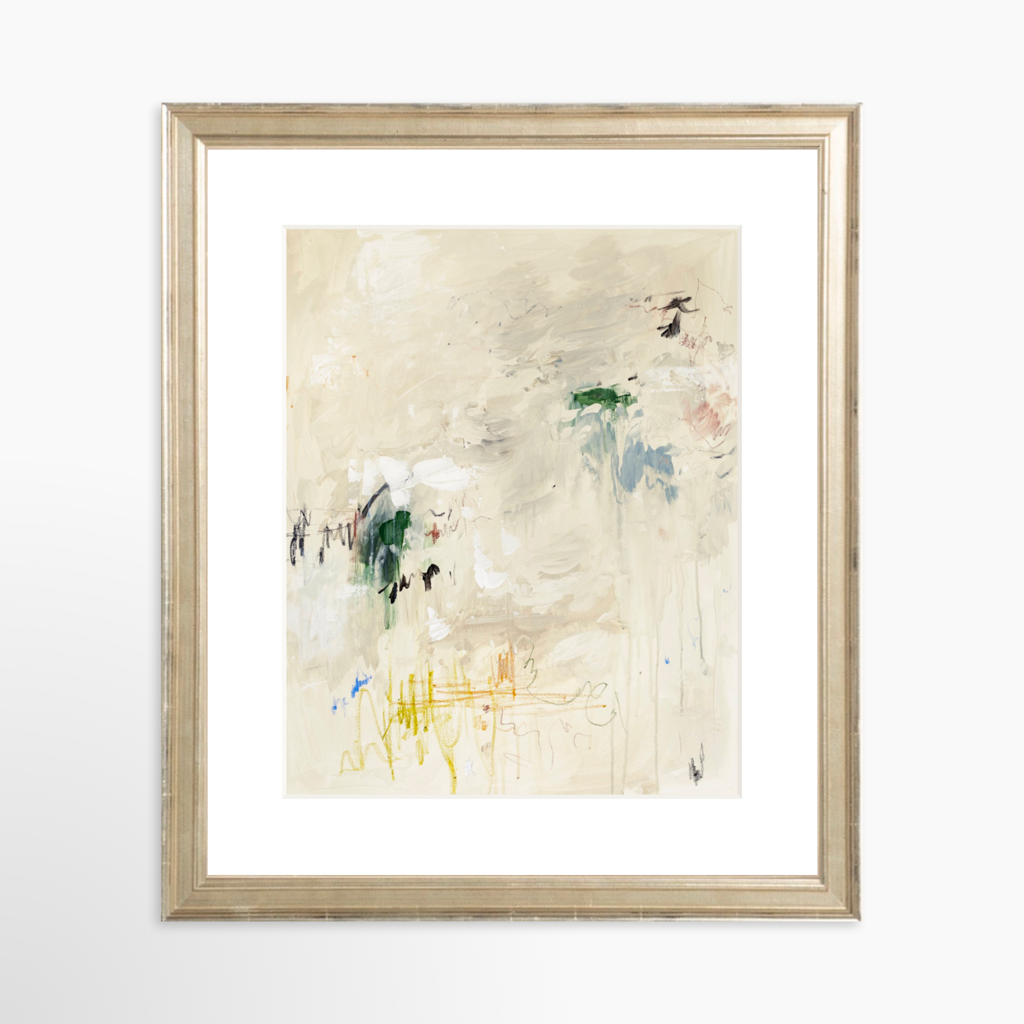 8x10 / Certificate Silver Frame + White Mat