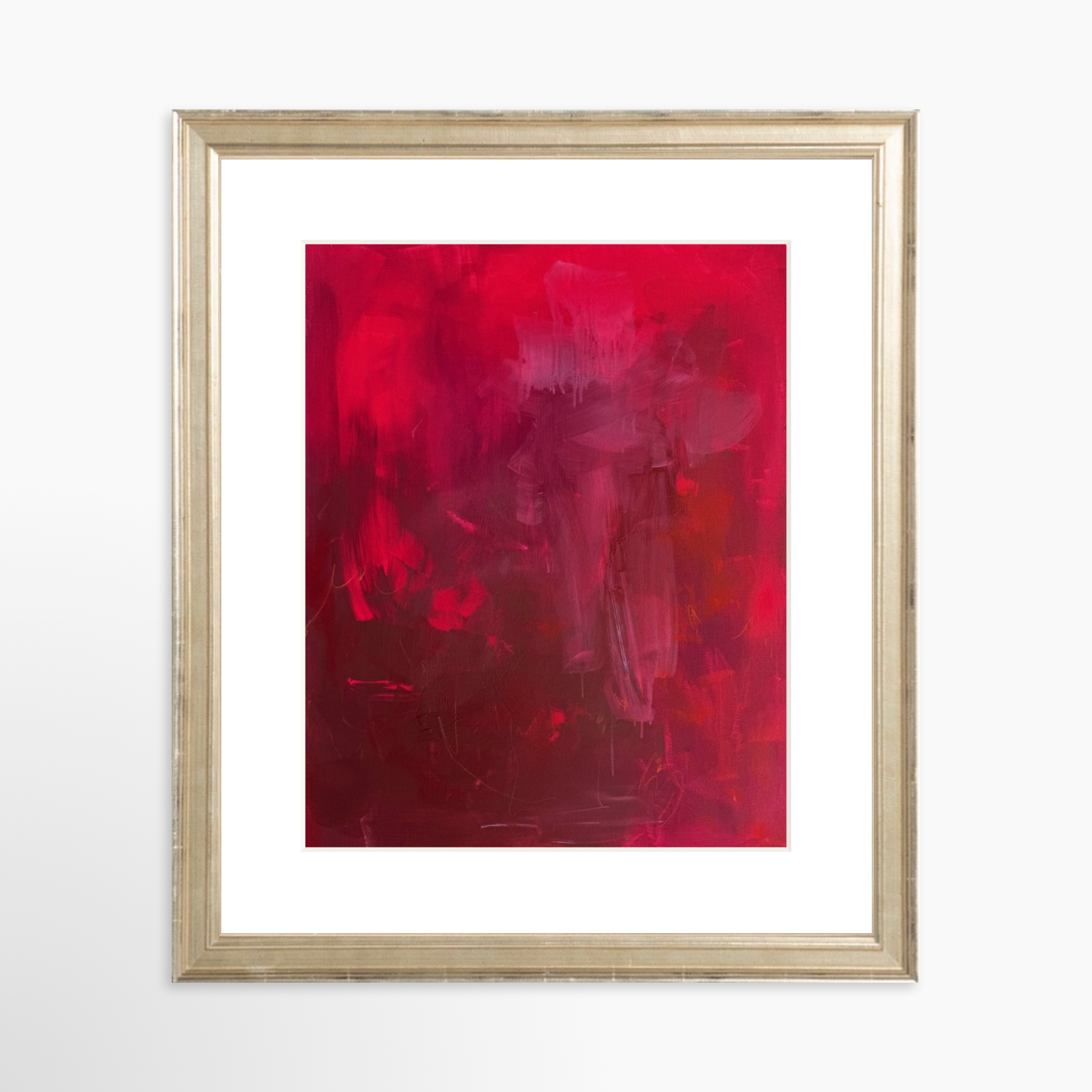 8x10 / Certificate Silver Frame + White Mat