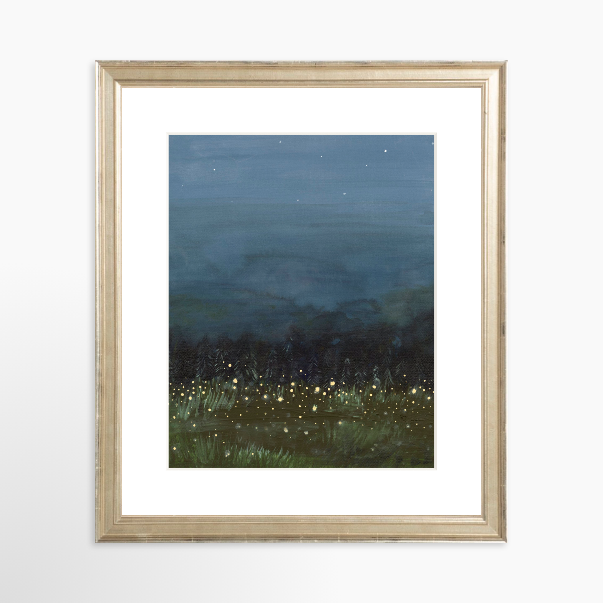 8x10 / Certificate Silver Frame + White Mat