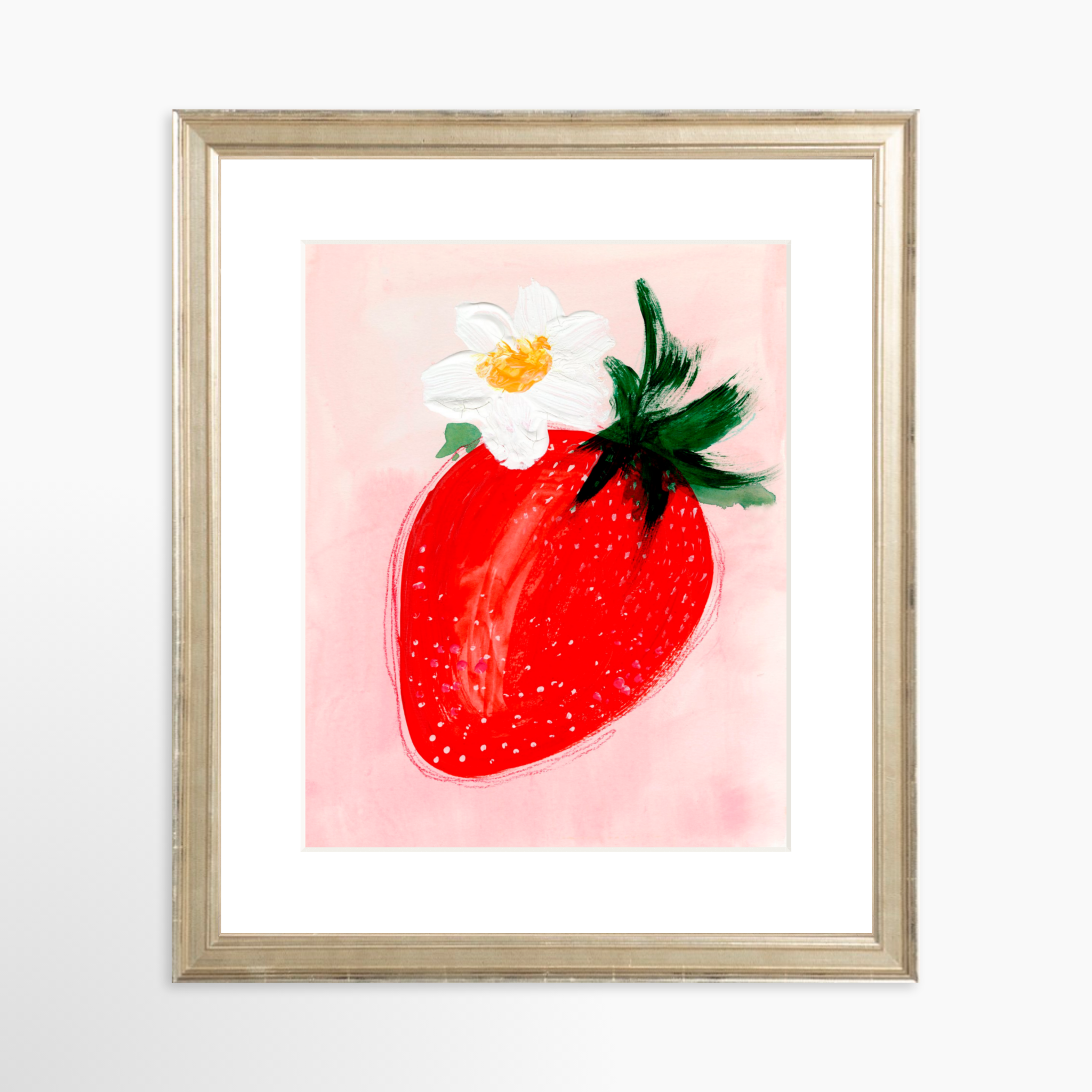 8x10 / Certificate Silver Frame + White Mat