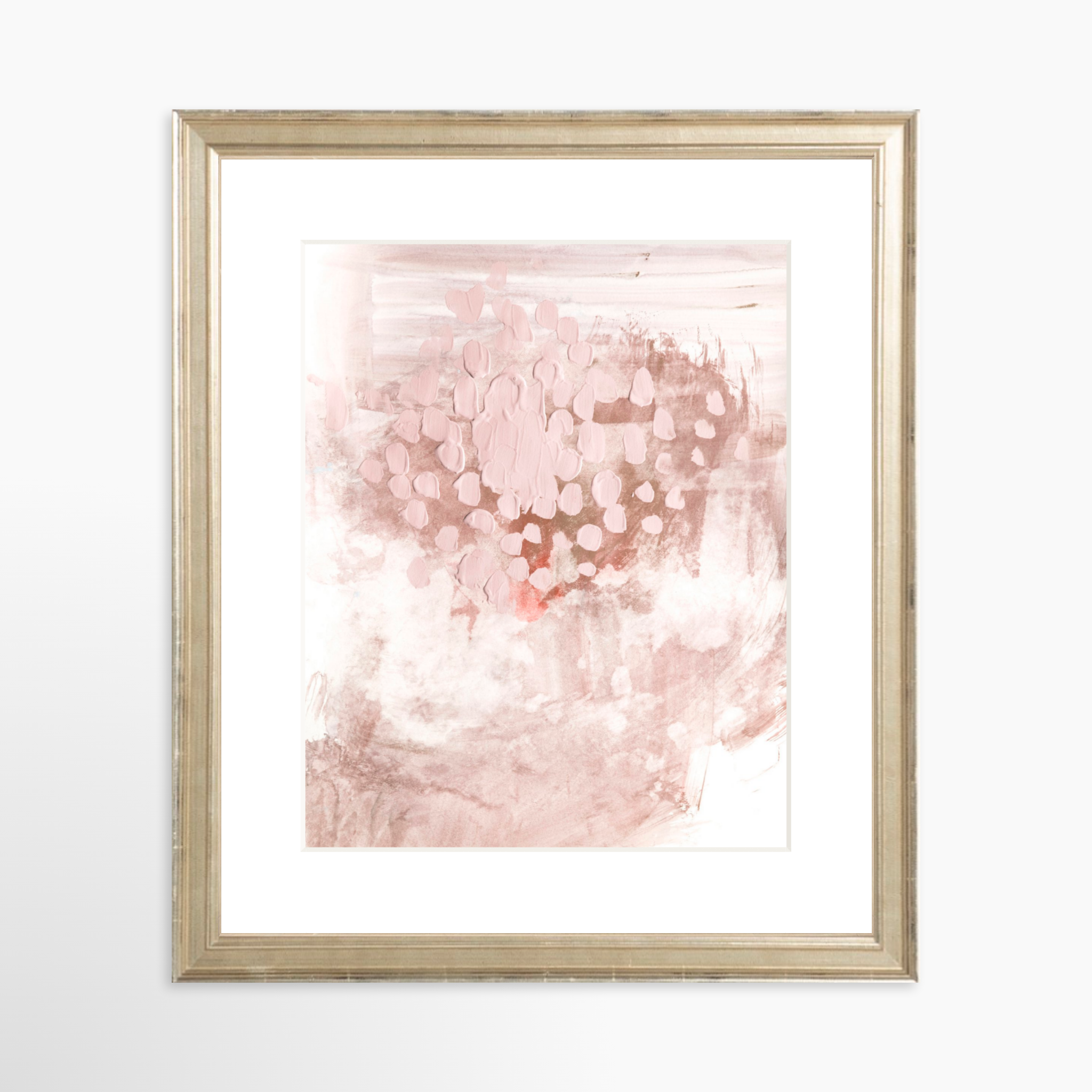 8x10 / Certificate Silver Frame + White Mat