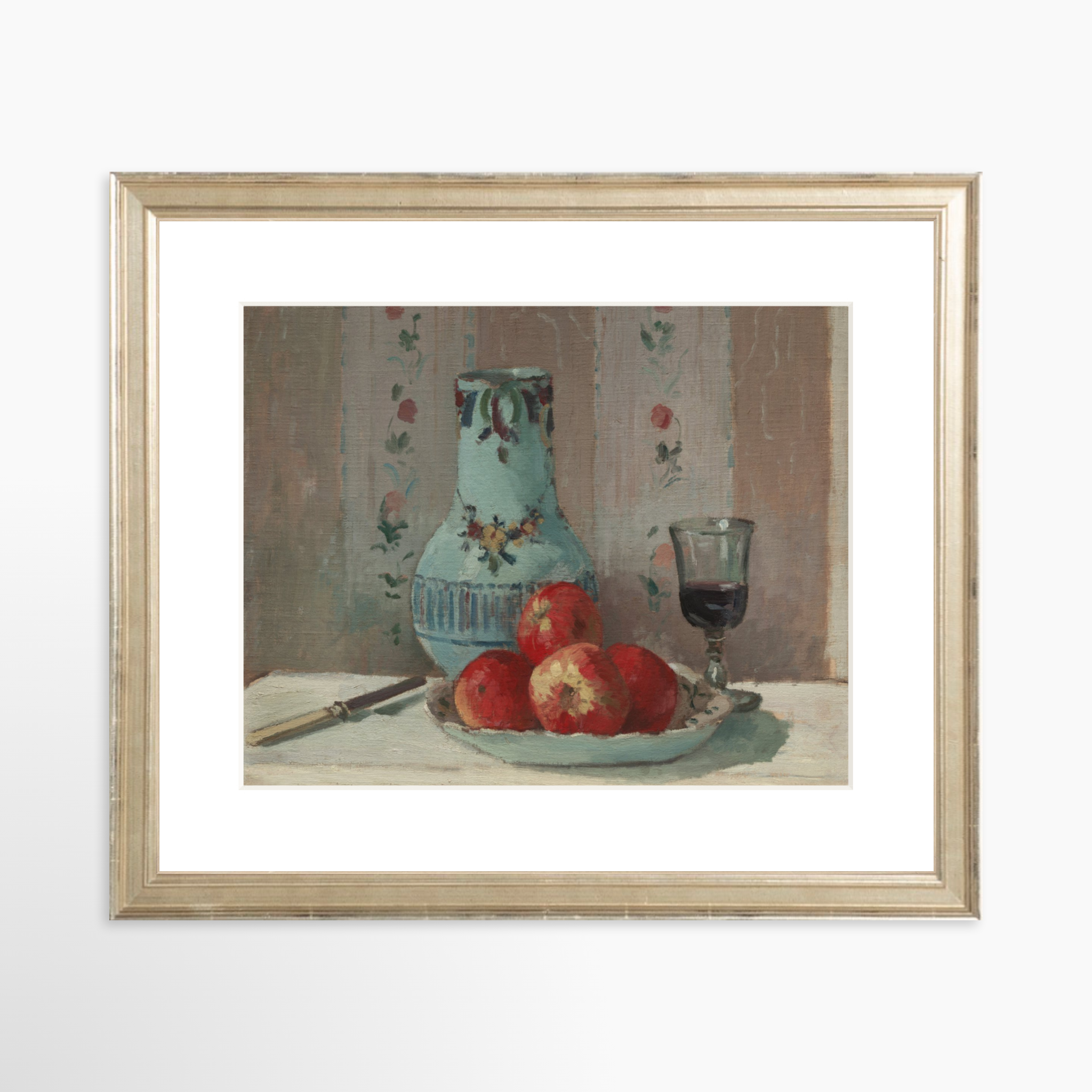 10x8 / Certificate Silver Frame + White Mat