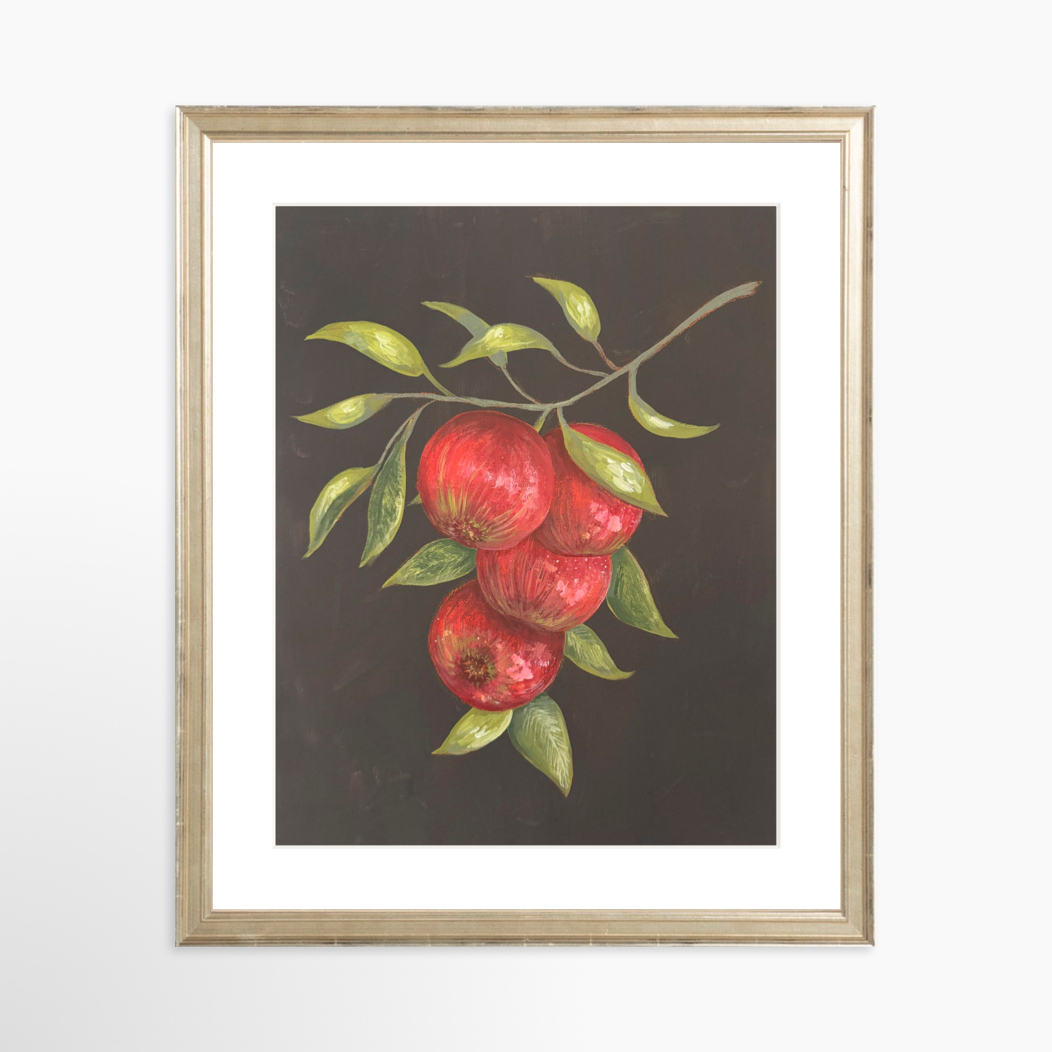 11x14 / Certificate Silver Frame + White Mat