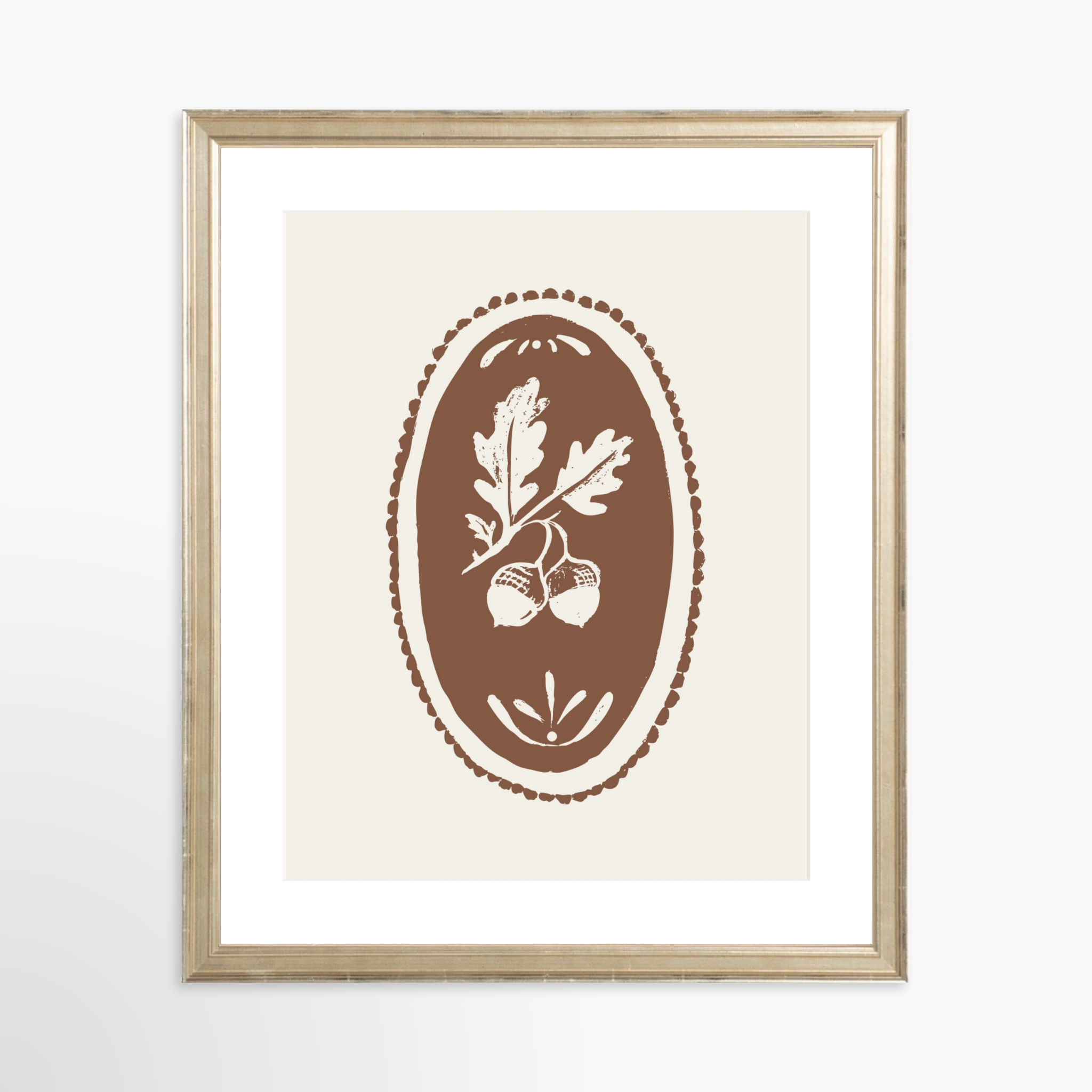 11x14 / Certificate Silver Frame + White Mat