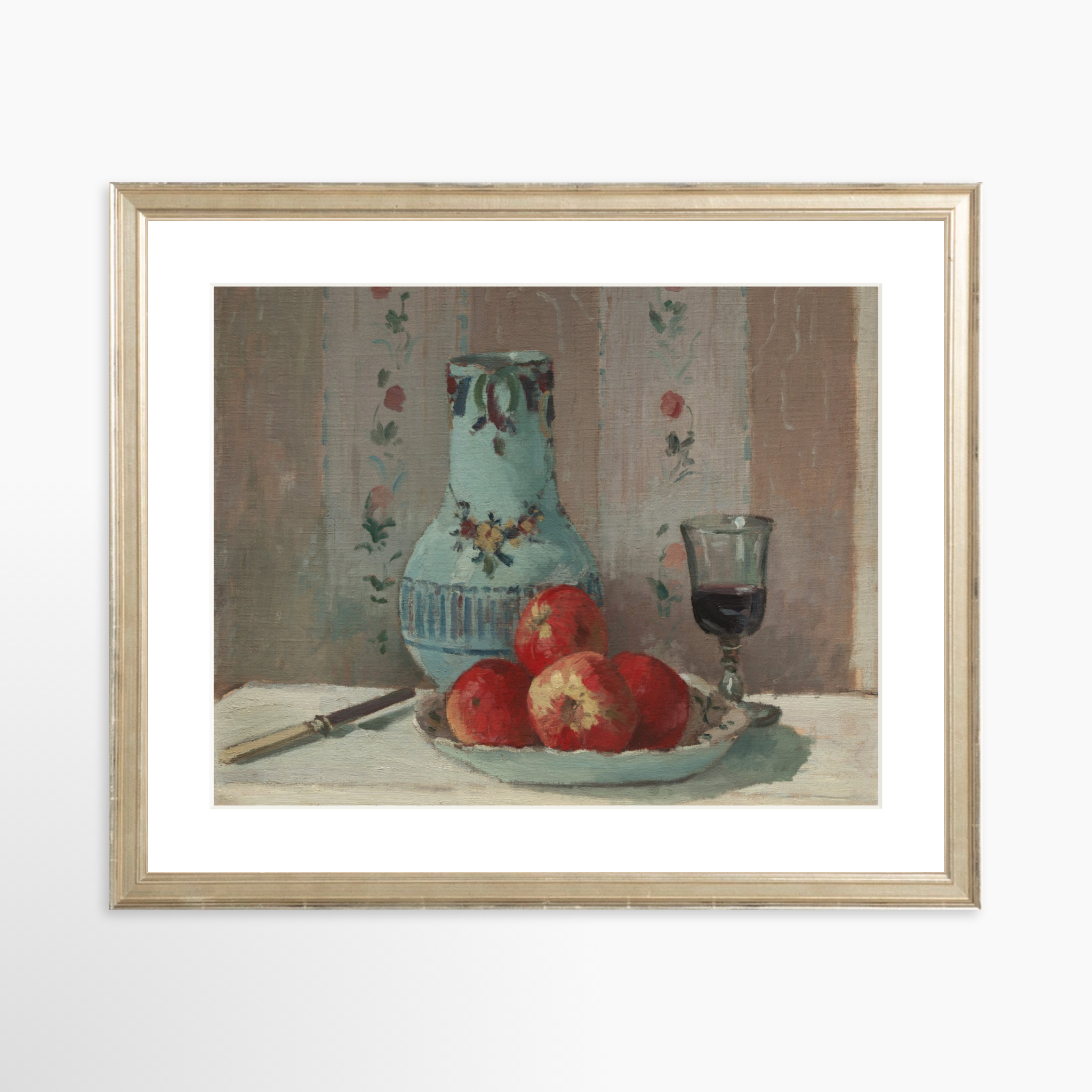 14x11 / Certificate Silver Frame + White Mat