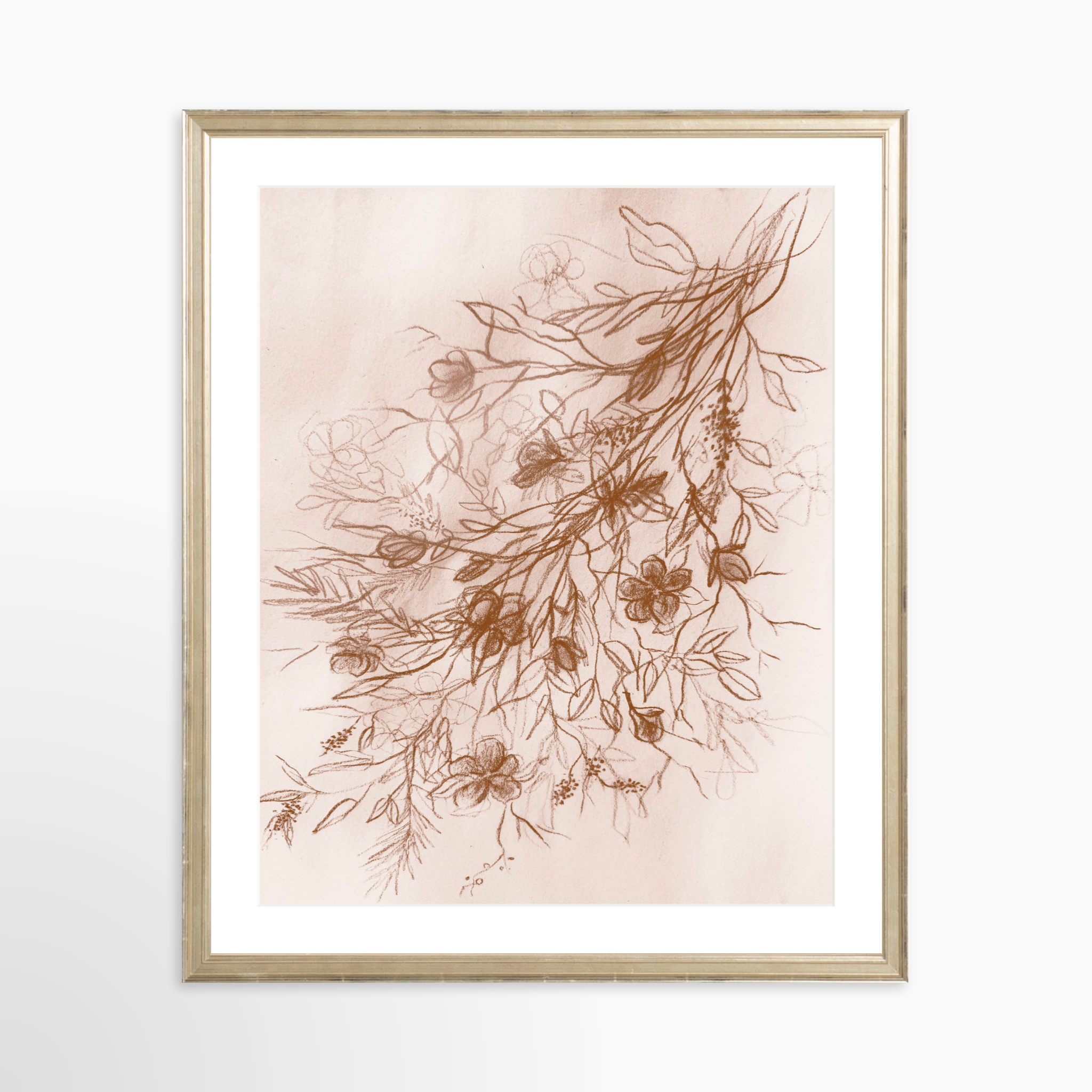 16x20 / Certificate Gold Frame + White Mat