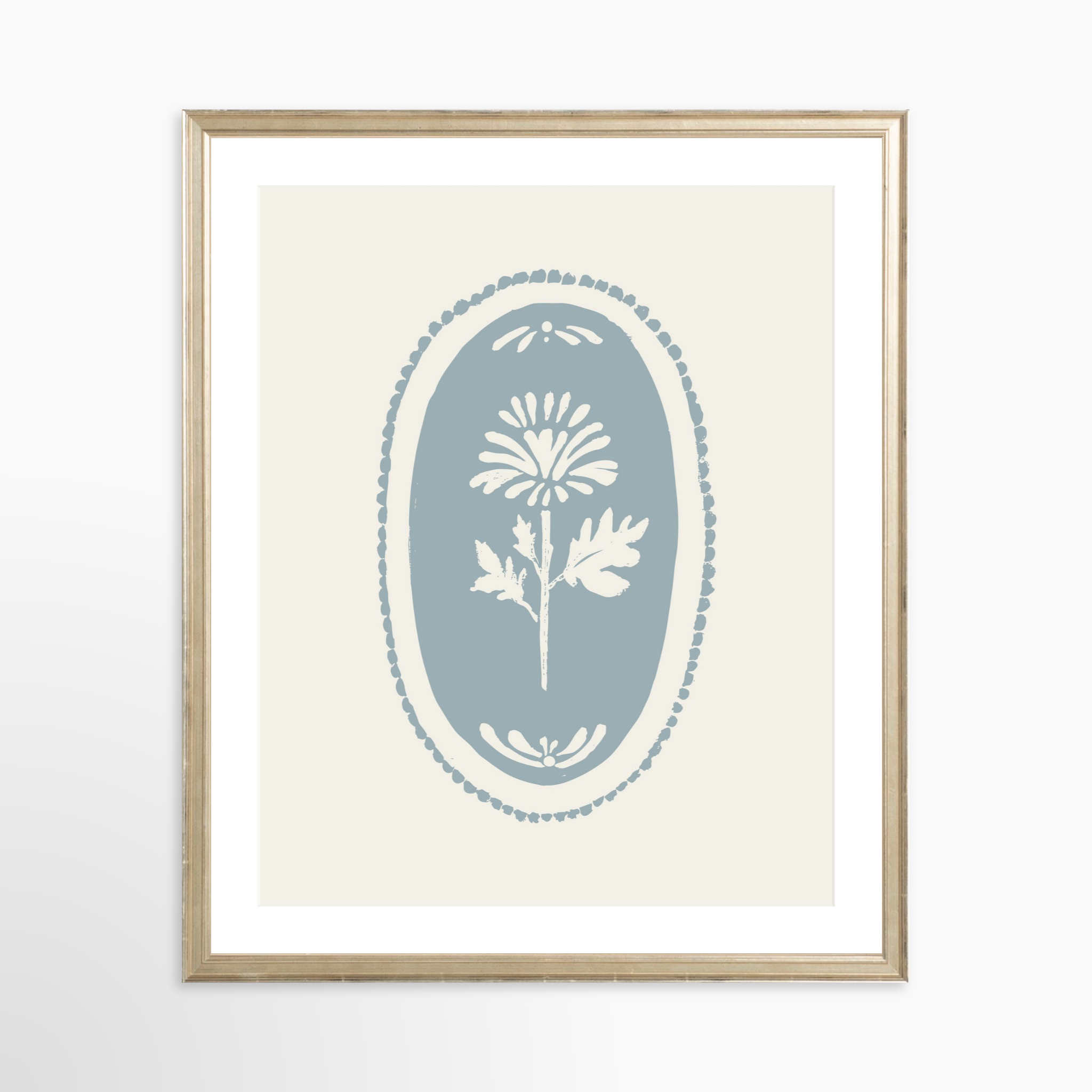 16x20 / Certificate Silver Frame + White Mat