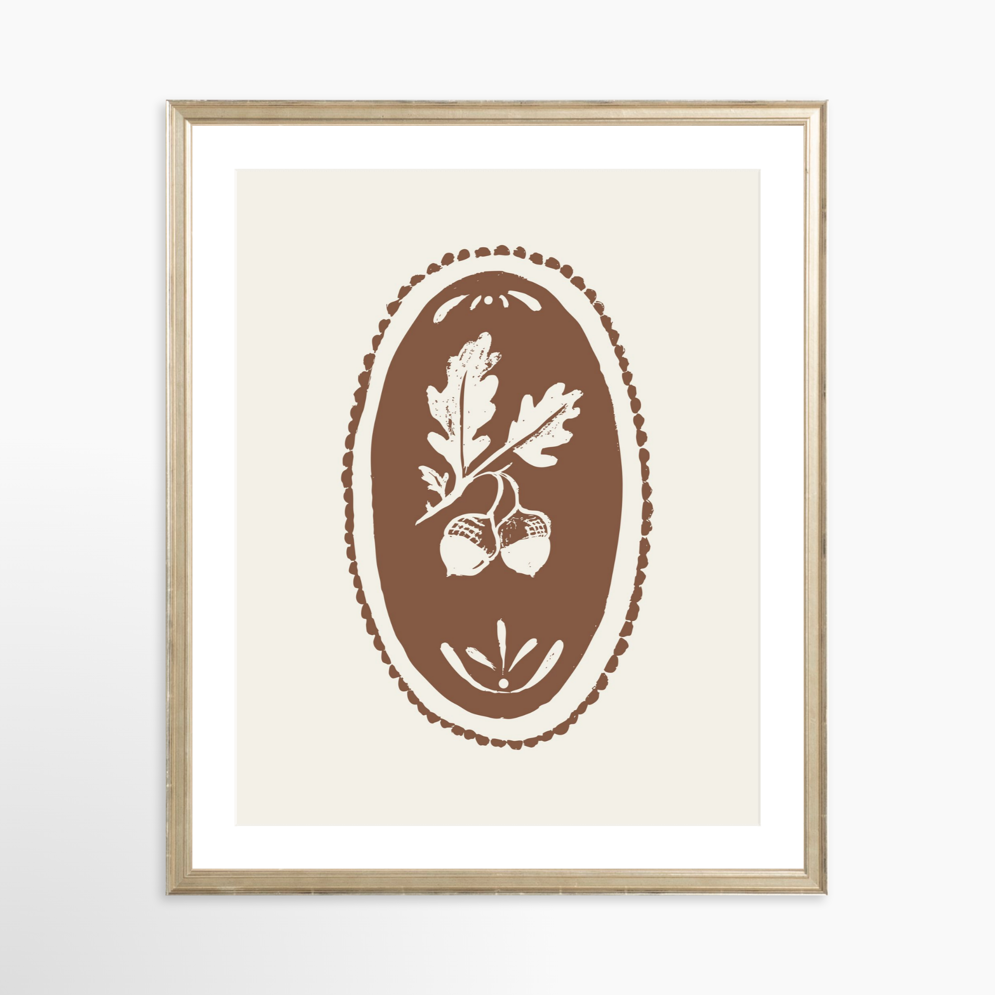 16x20 / Certificate Silver Frame + White Mat