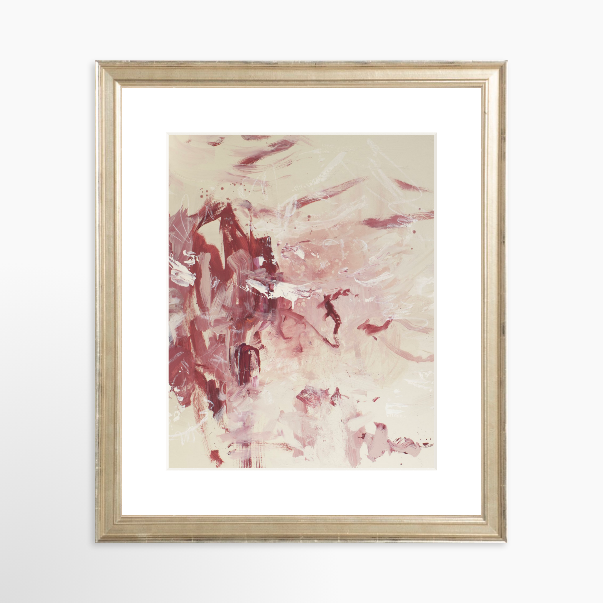 8x10 / Certificate Silver Frame + White Mat