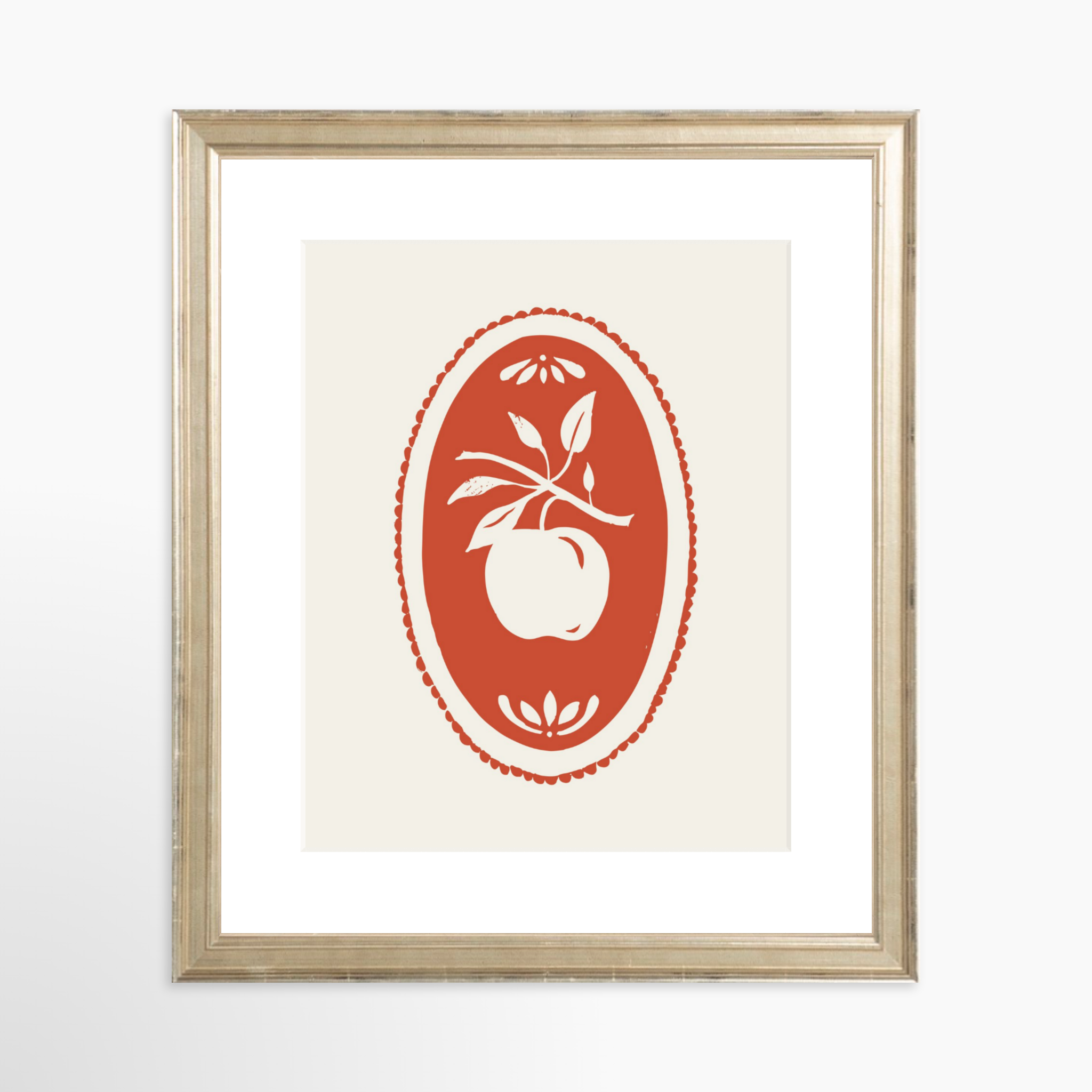 8x10 / Certificate Silver Frame + White Mat