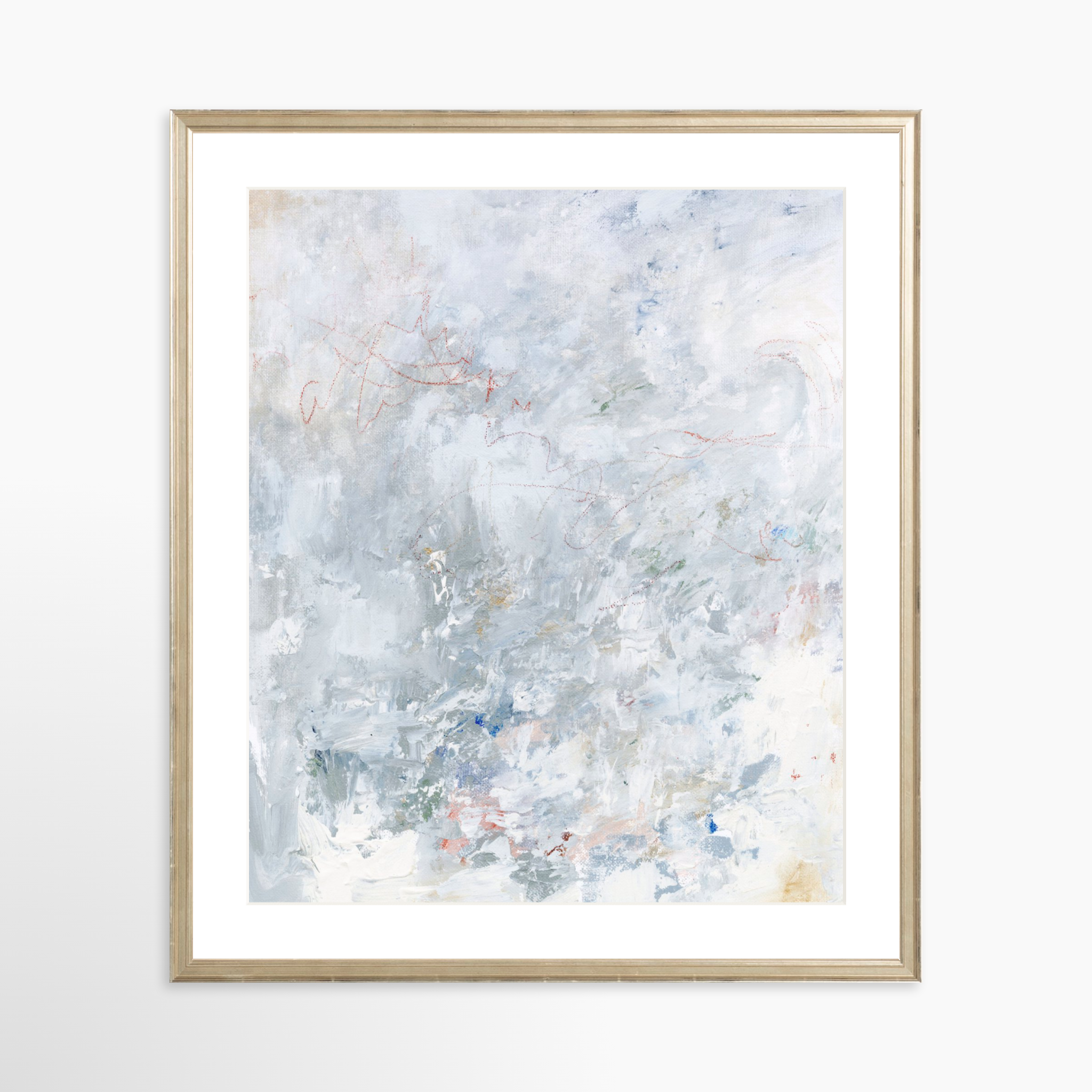 20x25 / Certificate Silver Frame + White Mat