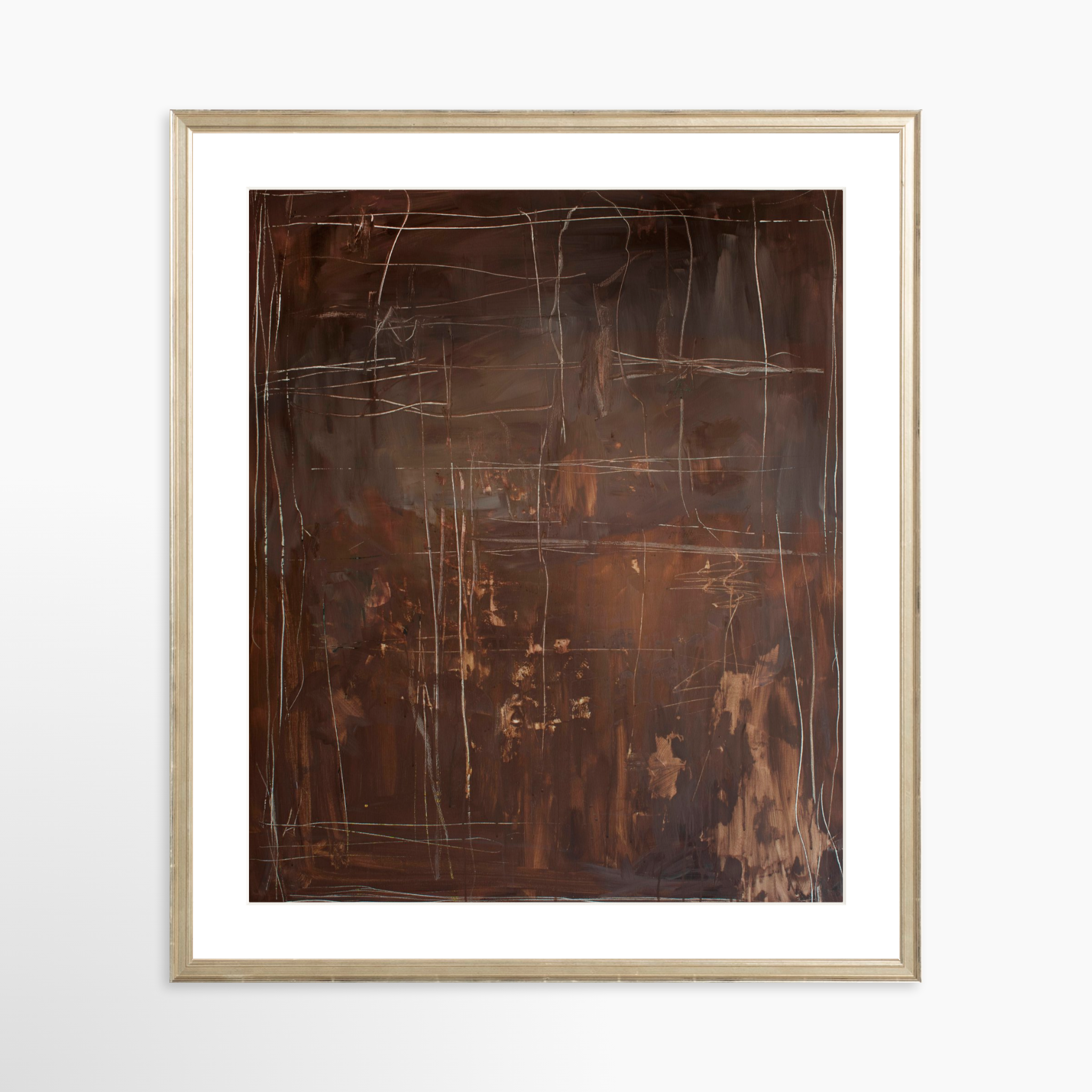 20x25 / Certificate Silver Frame + White Mat