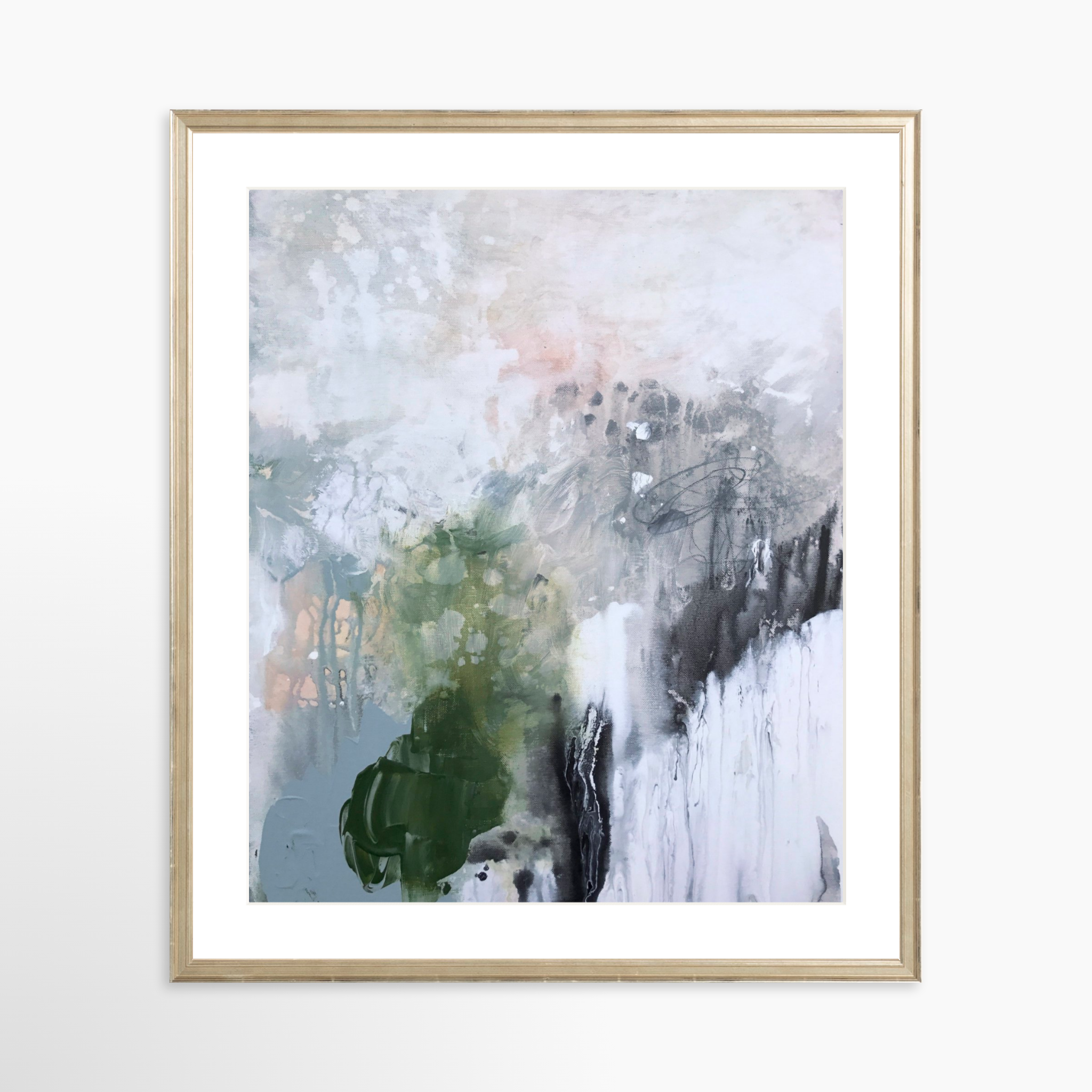 20x25 / Certificate Silver Frame + White Mat