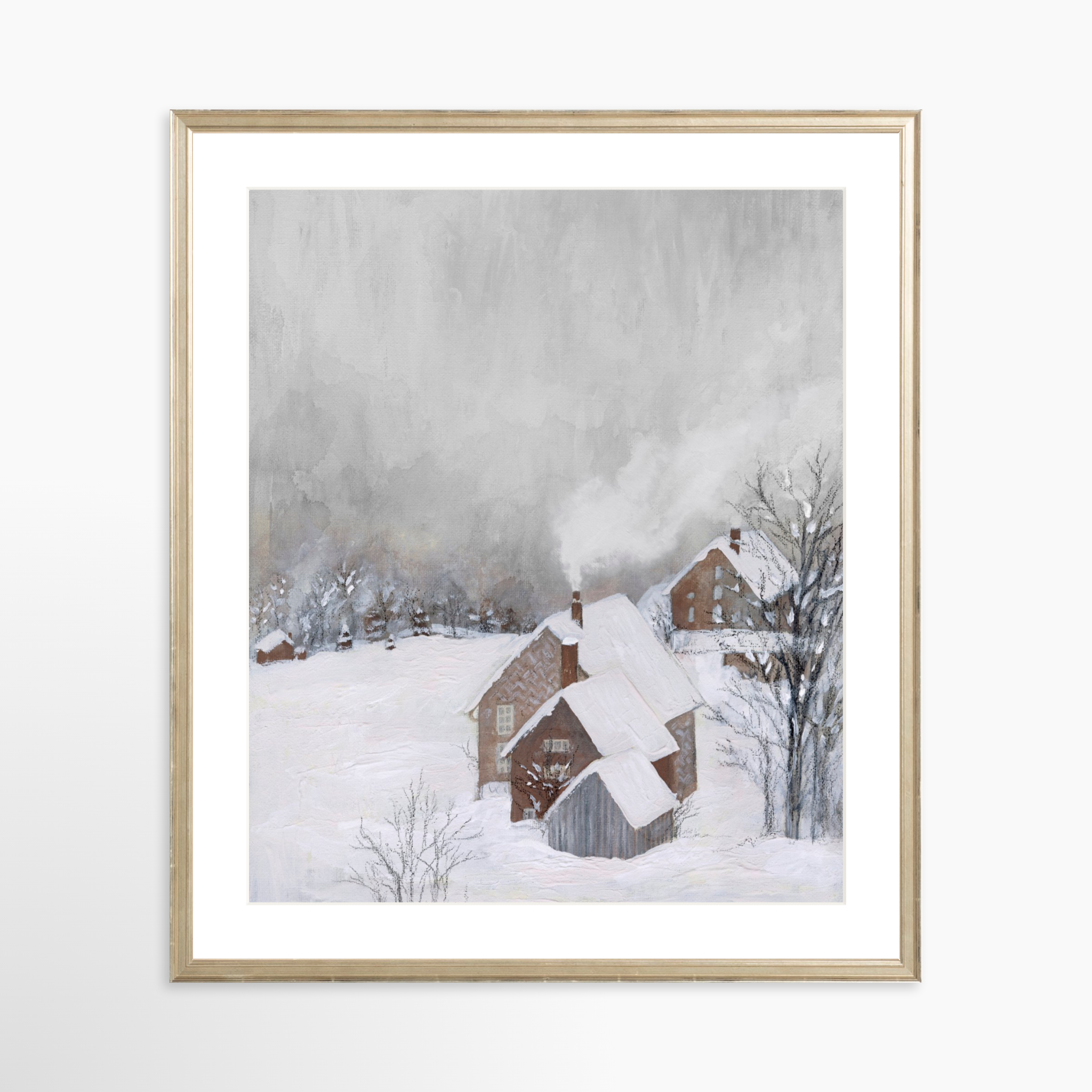 20x25 / Certificate Silver Frame + White Mat