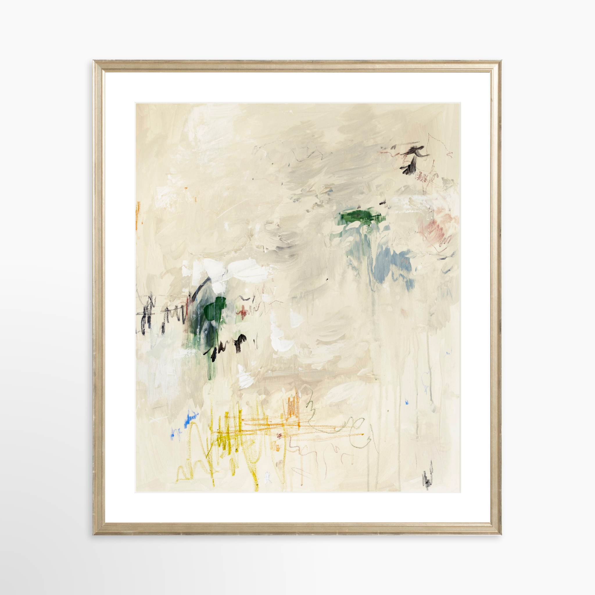 20x25 / Certificate Silver Frame + White Mat