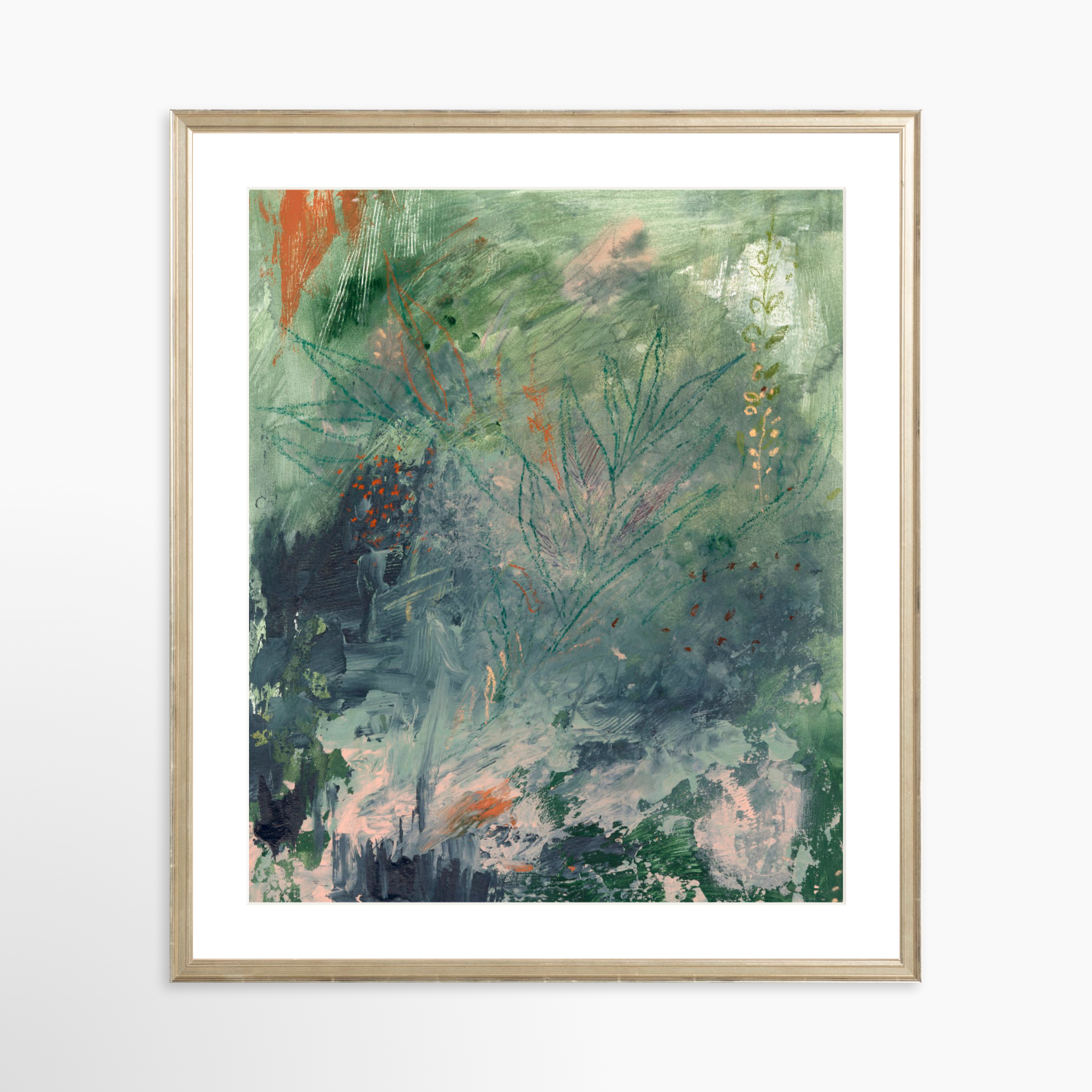 20x25 / Certificate Silver Frame + White Mat