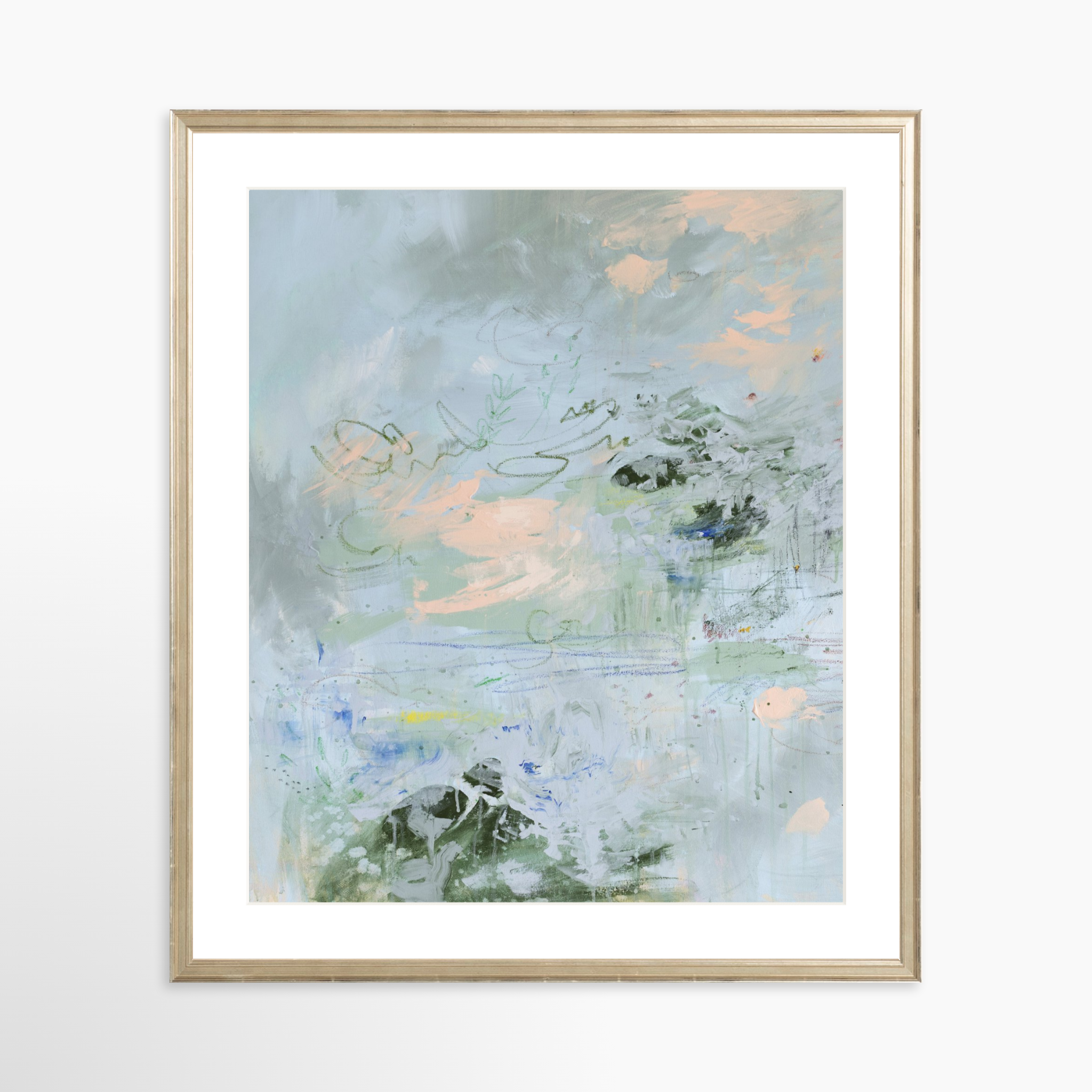 20x25 / Certificate Silver Frame + White Mat