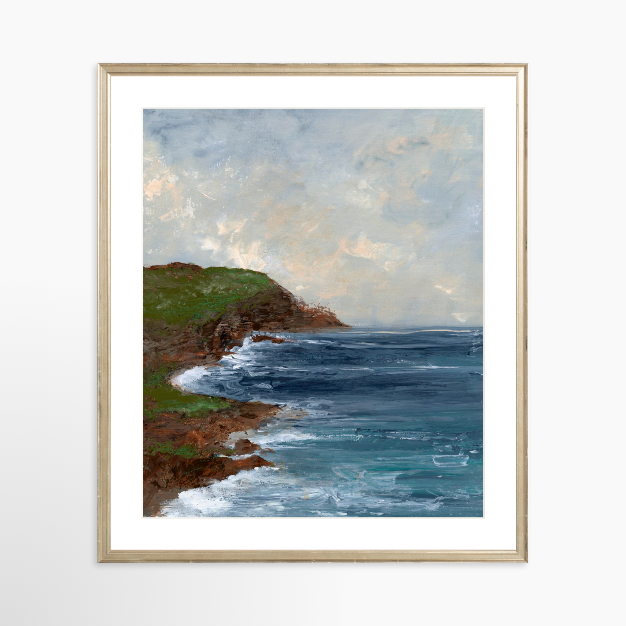 20x25 / Certificate Silver Frame + White Mat