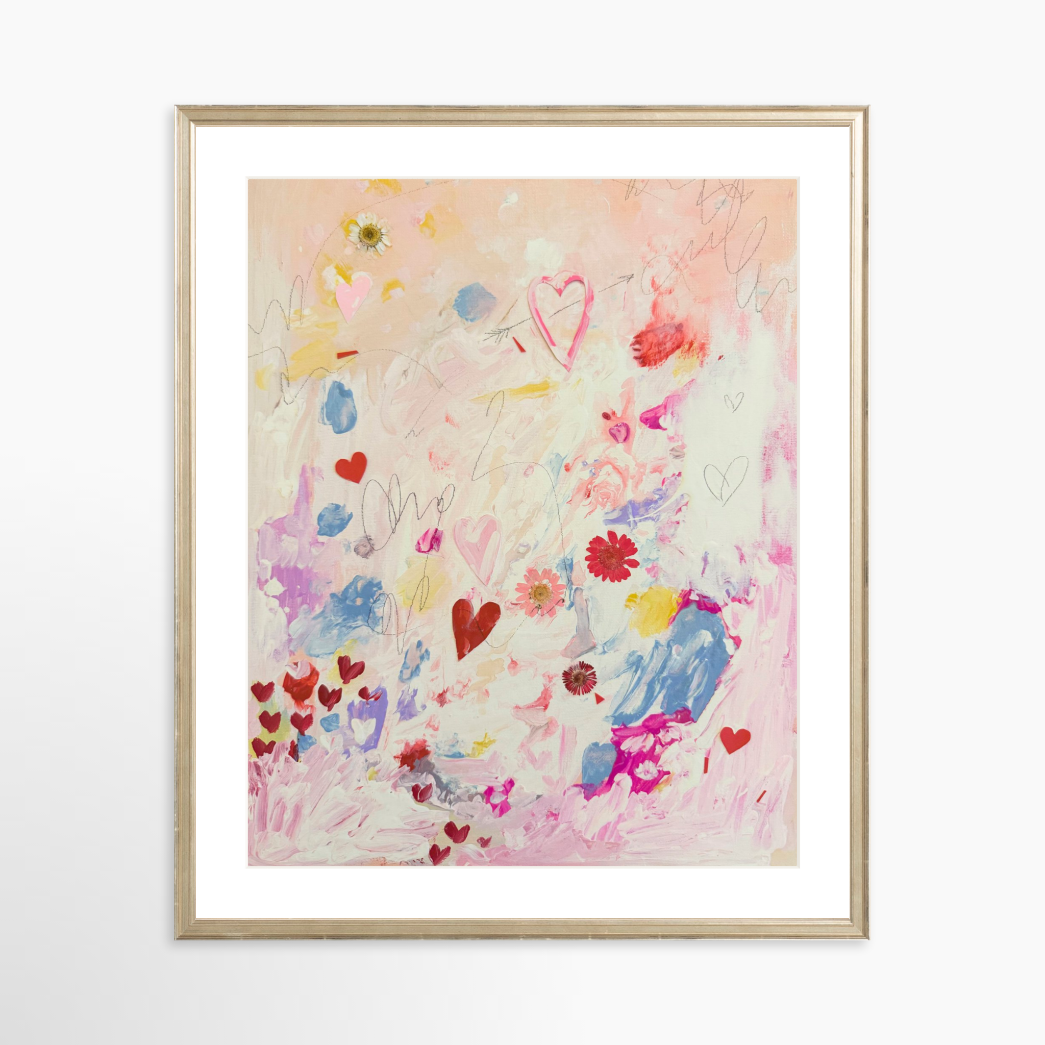 20x25 / Certificate Silver Frame + White Mat