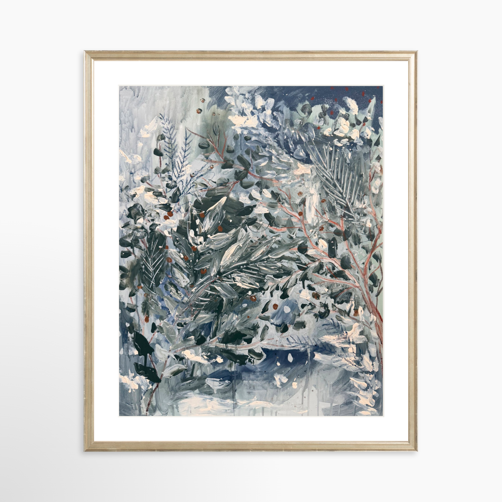 20x25 / Certificate Silver Frame + White Mat