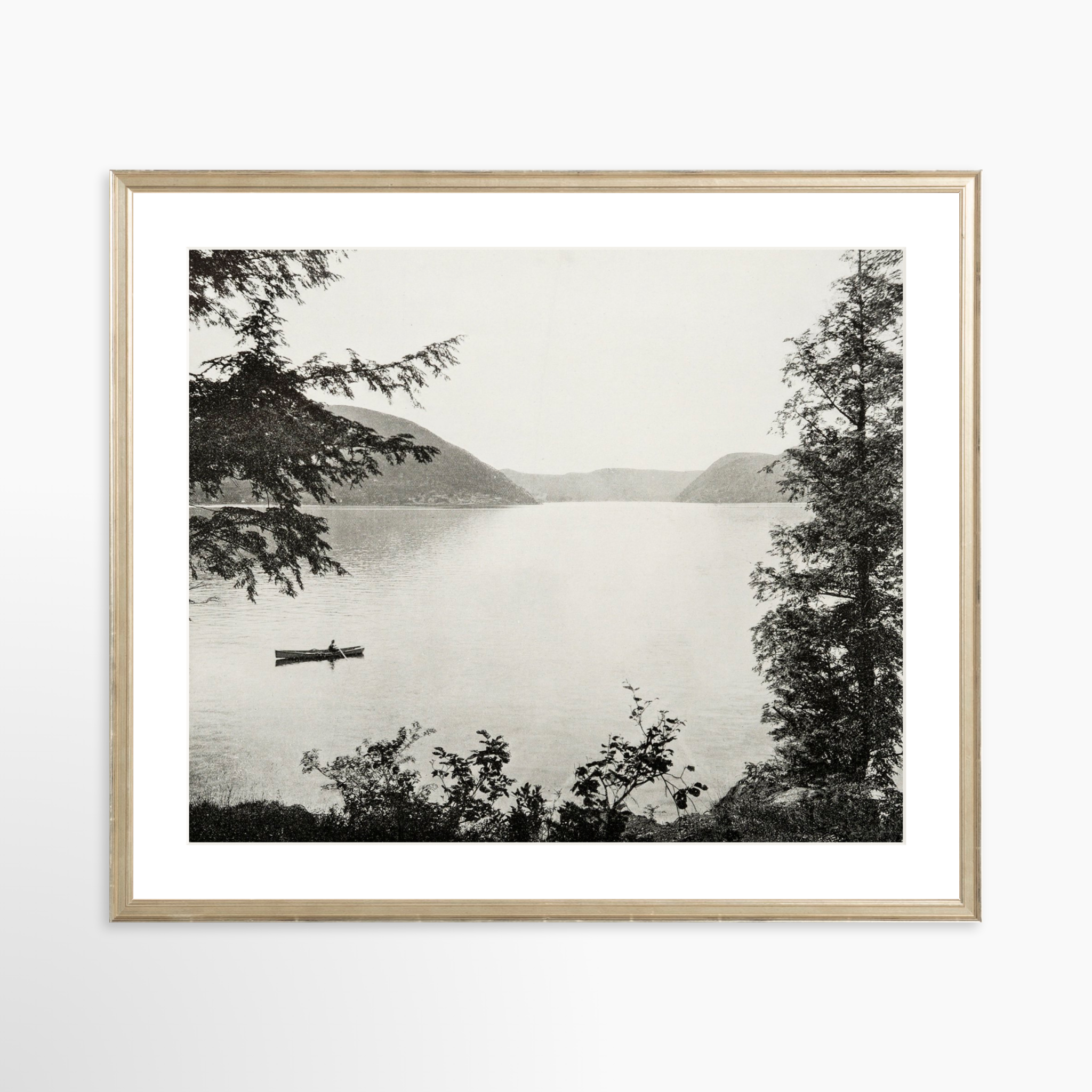 25x20 / Certificate Silver Frame + White Mat