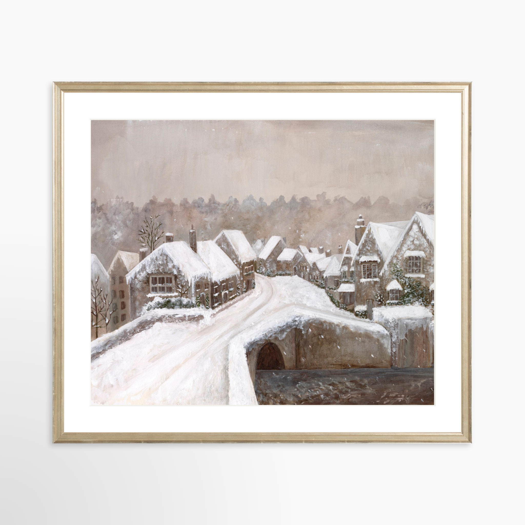 25x20 / Certificate Silver Frame + White Mat