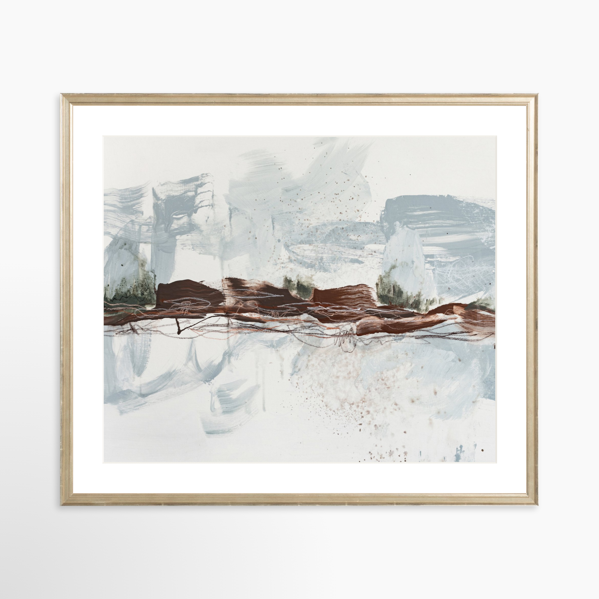 25x20 / Certificate Silver Frame + White Mat