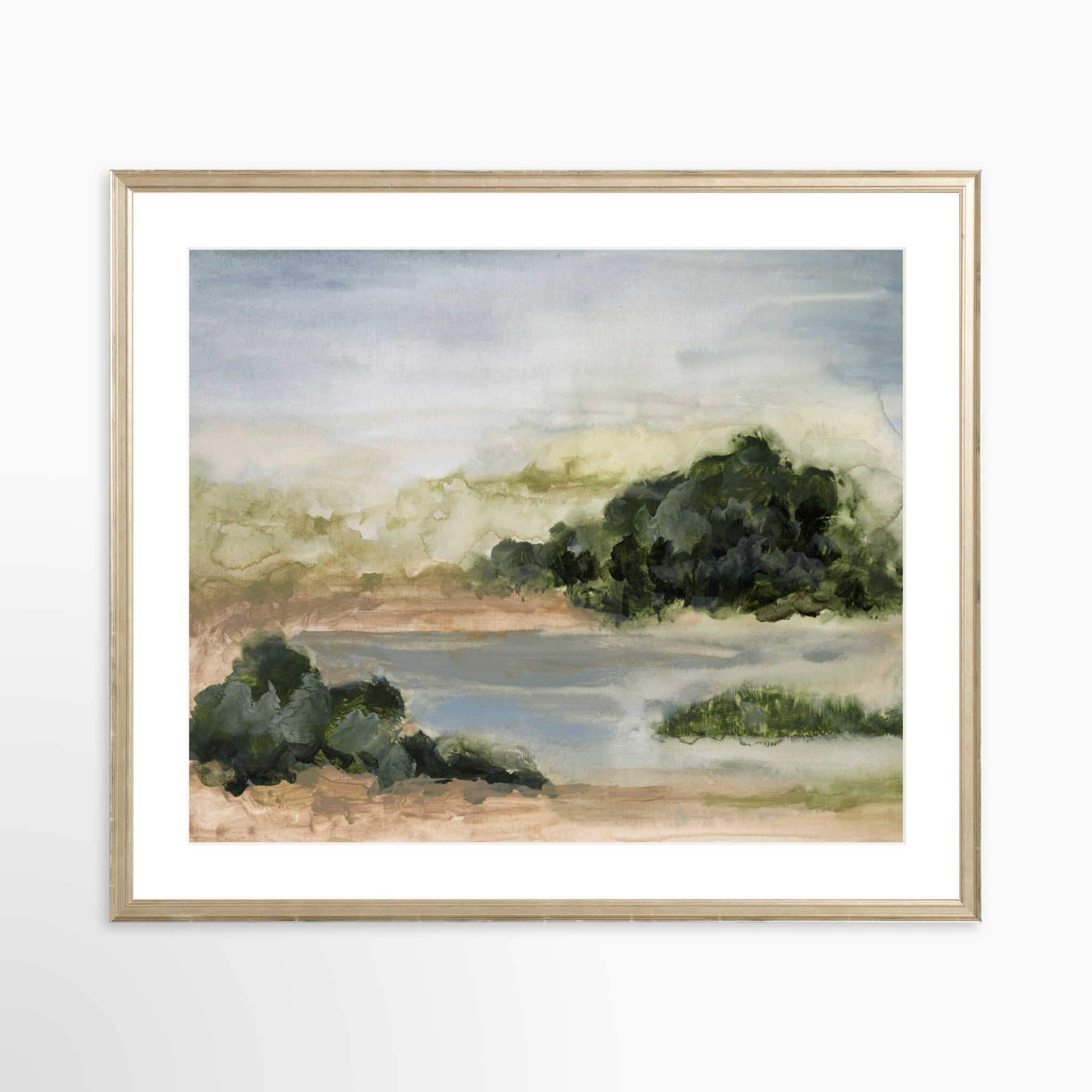 25x20 / Certificate Silver Frame + White Mat