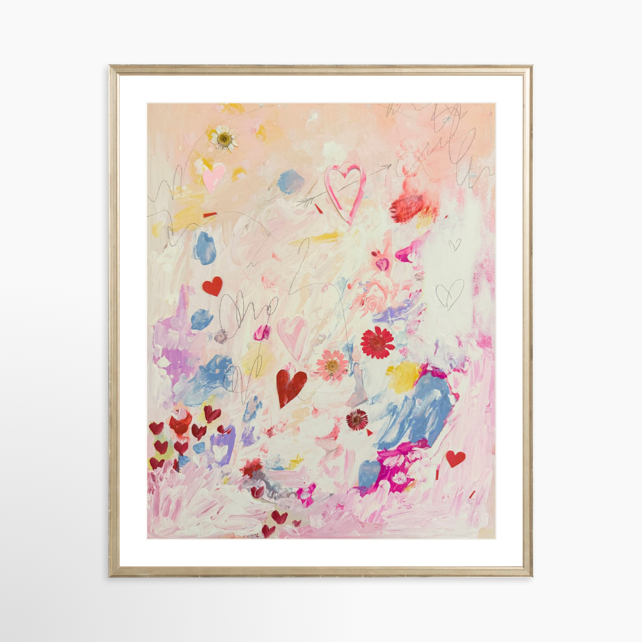 24x30 / Certificate Silver Frame + White Mat