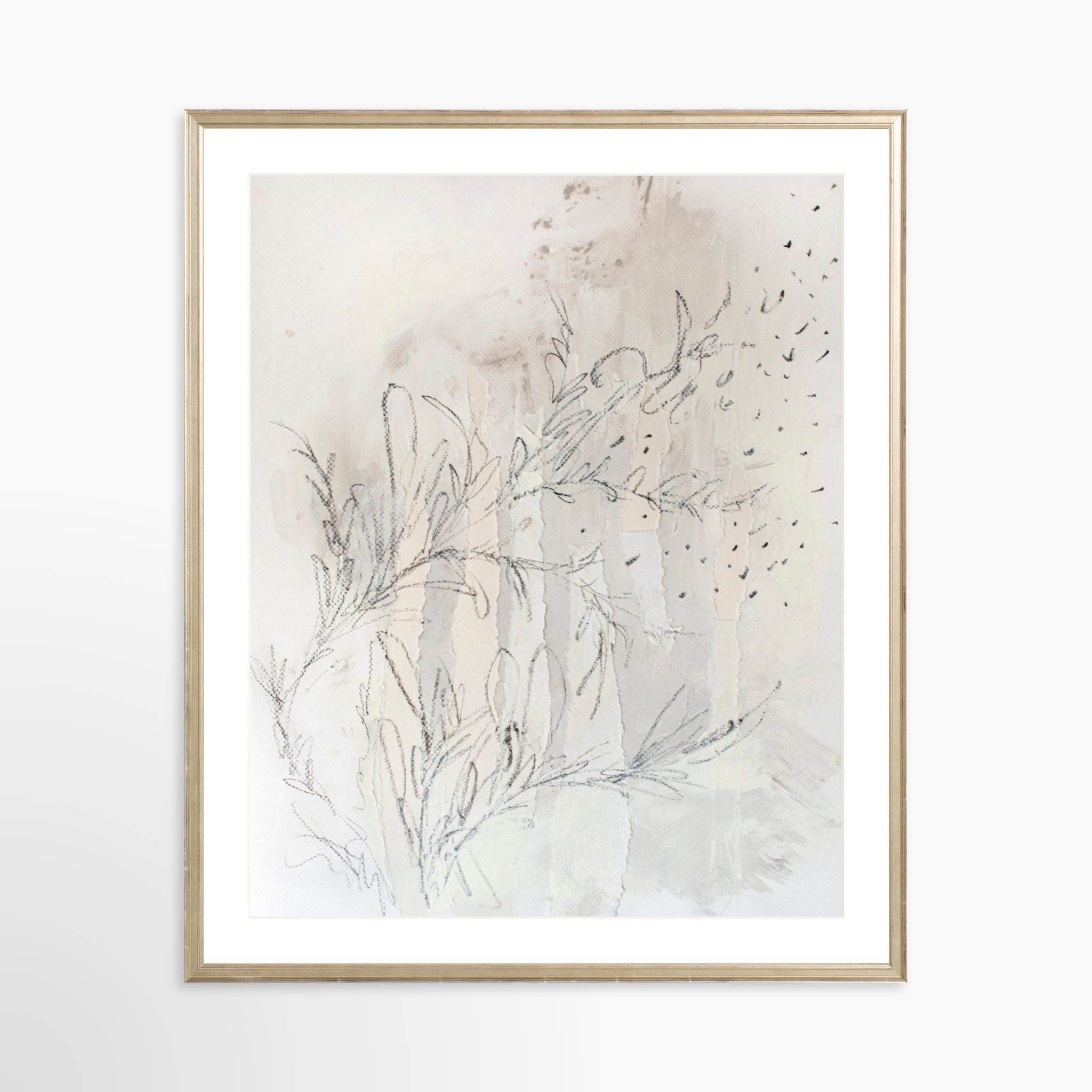 24x30 / Certificate Silver Frame + White Mat