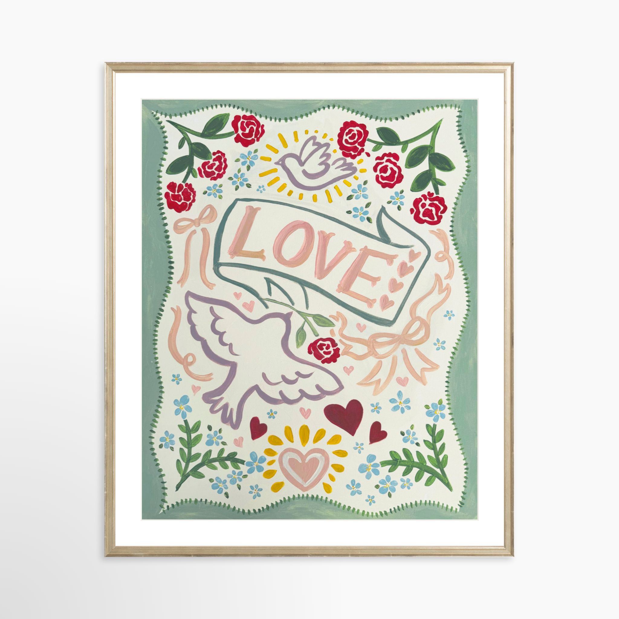 24x30 / Certificate Silver Frame + White Mat