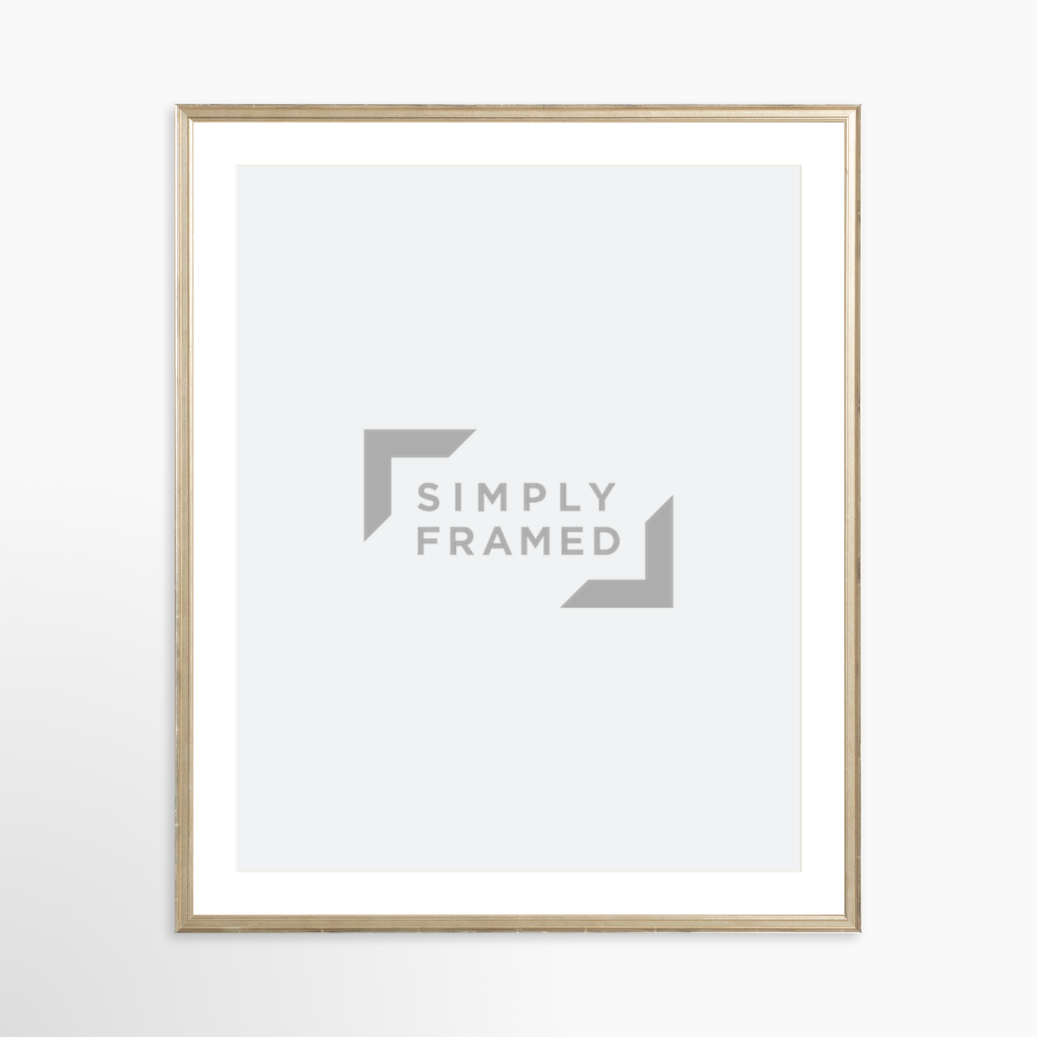 24x30 / Certificate Silver Frame + White Mat