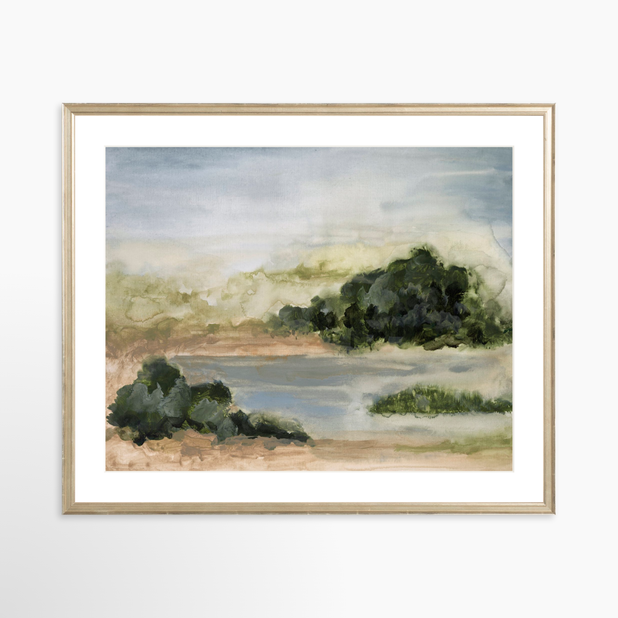 25x20 / Certificate Silver Frame + White Mat