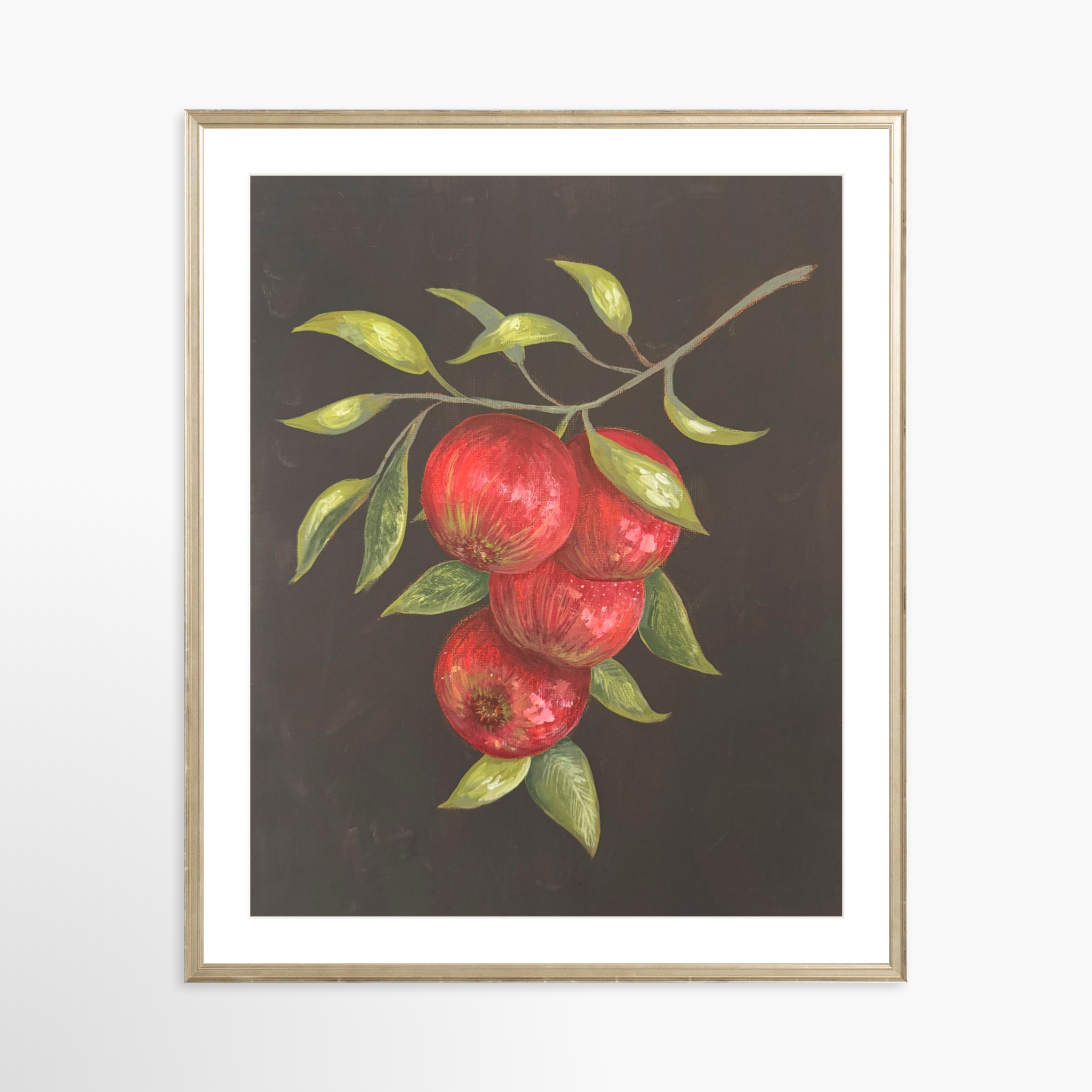 24x30 / Certificate Silver Frame + White Mat