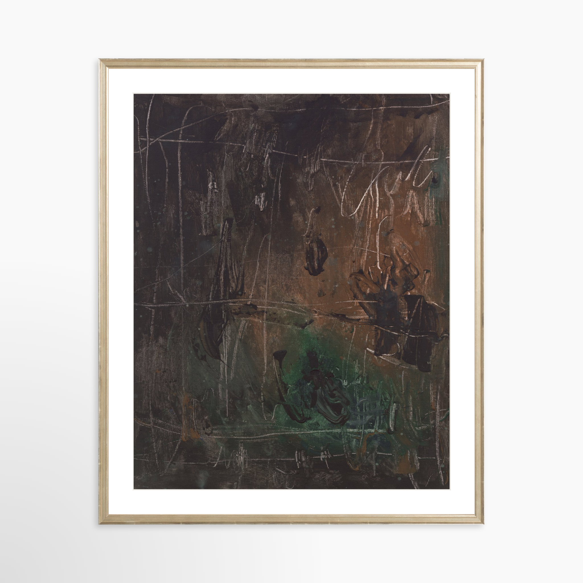 24x30 / Certificate Silver Frame + White Mat