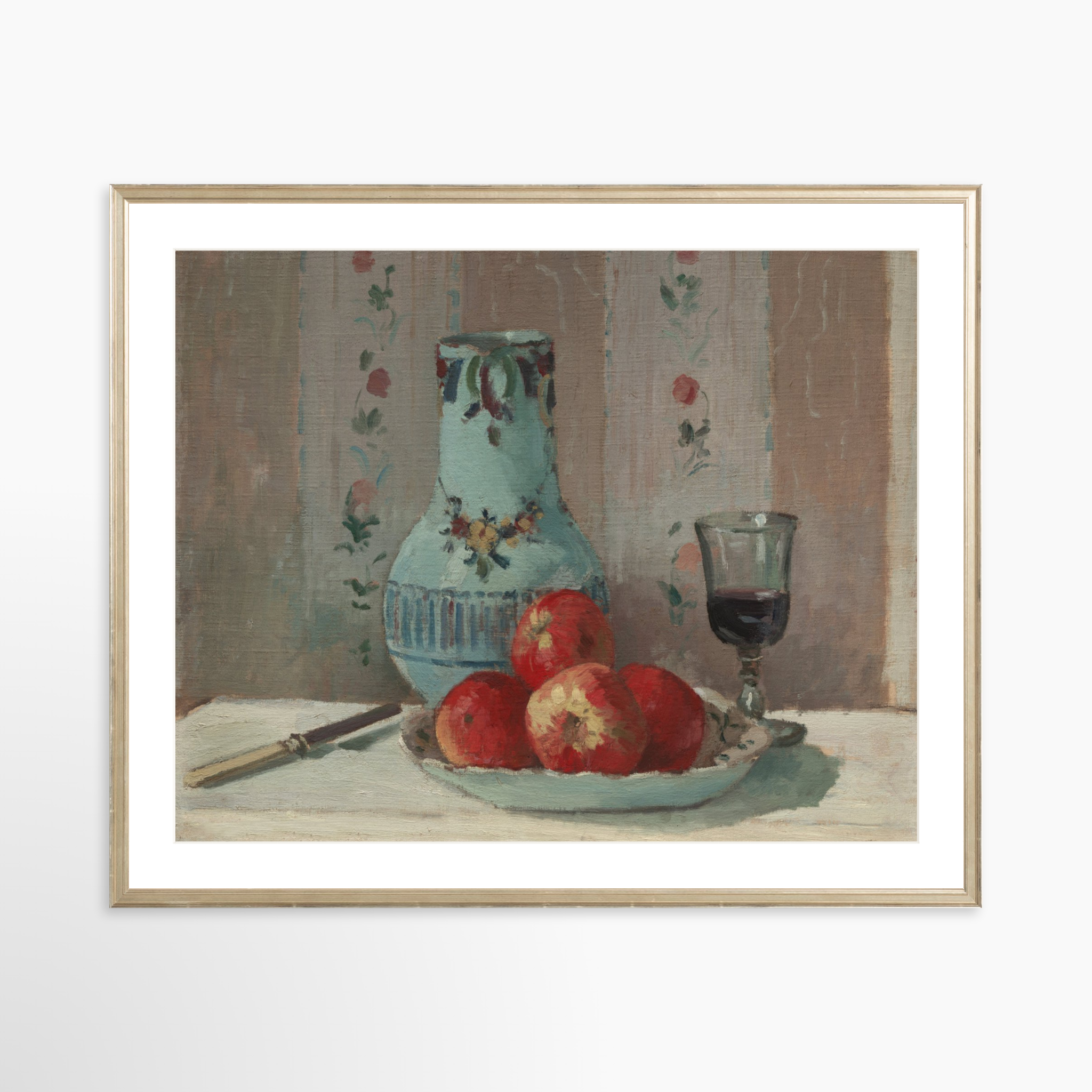 30x24 / Certificate Silver Frame + White Mat