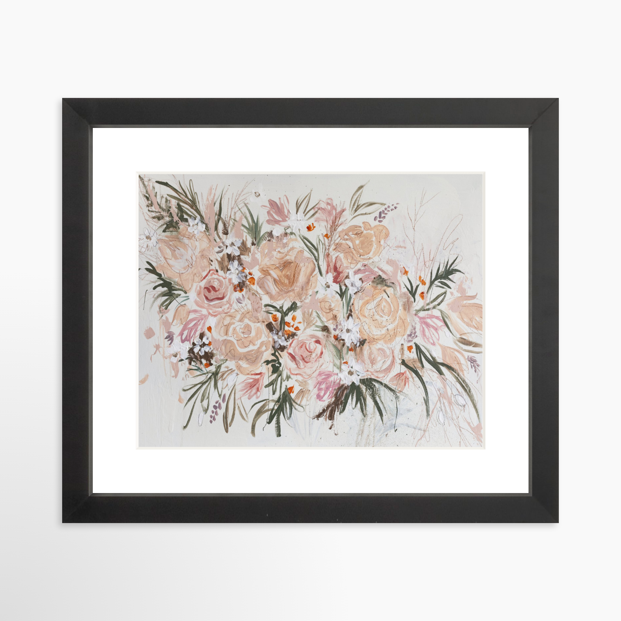 10x8 / Black Frame + White Mat