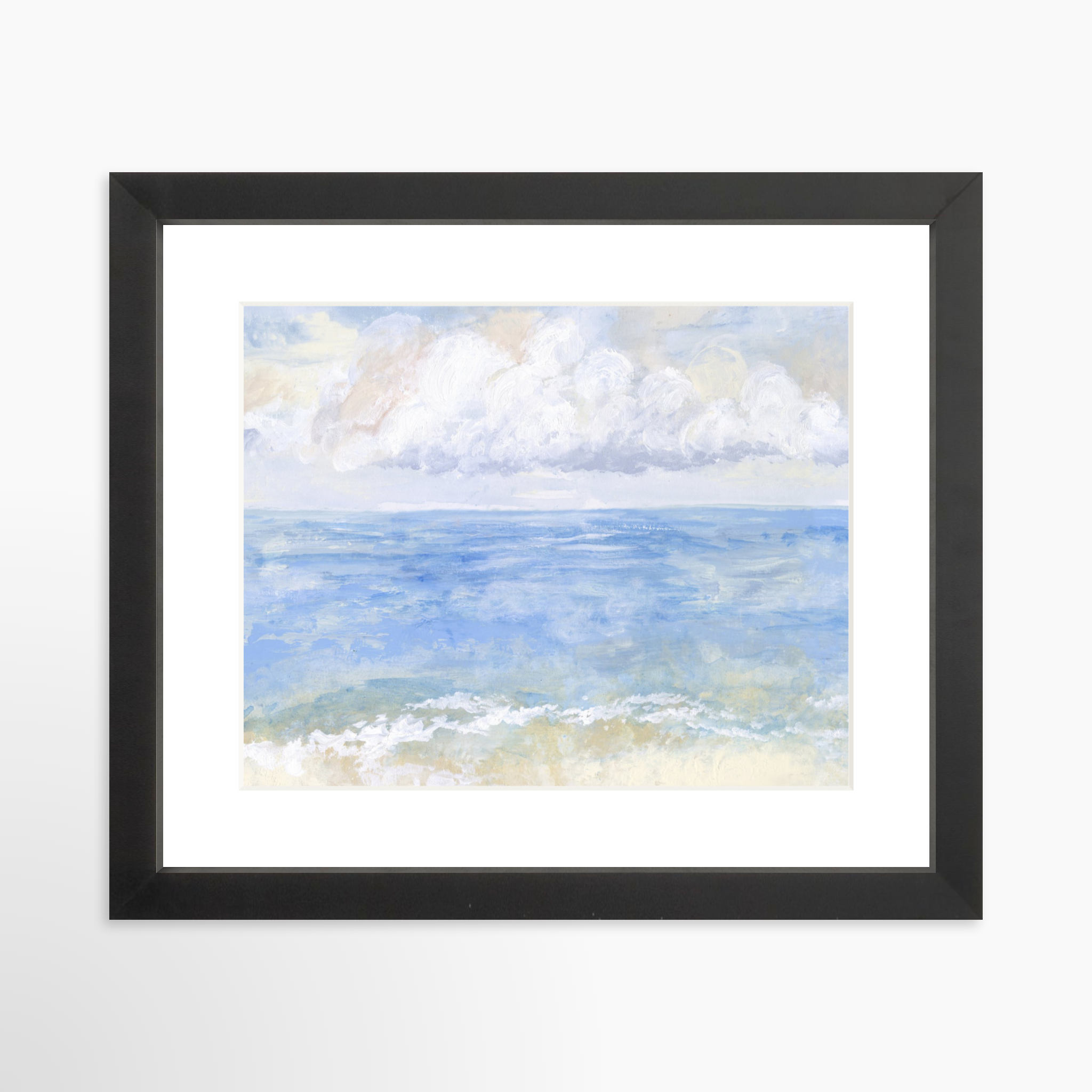 10x8 / Black Frame + White Mat