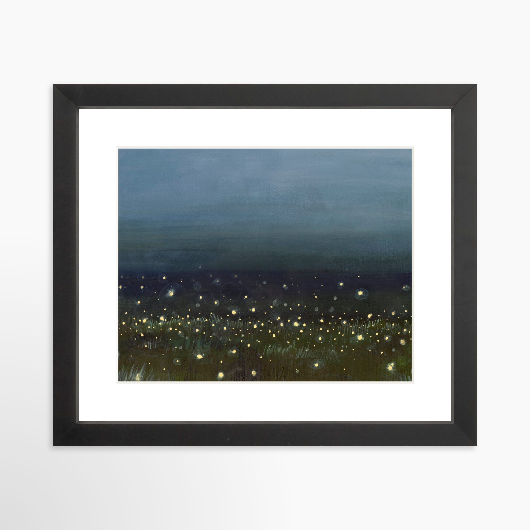 10x8 / Black Frame + White Mat