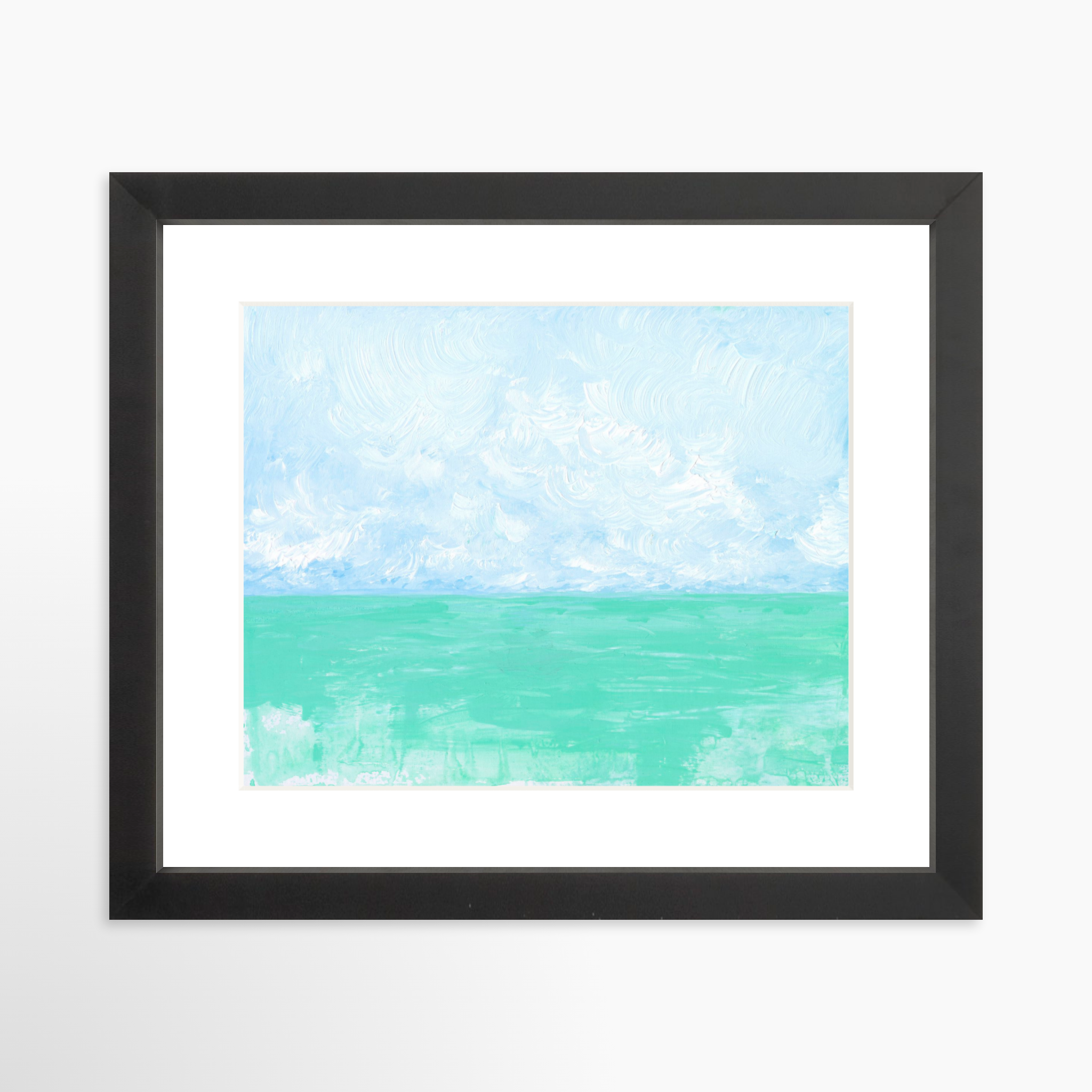 10x8 / Black Frame + White Mat