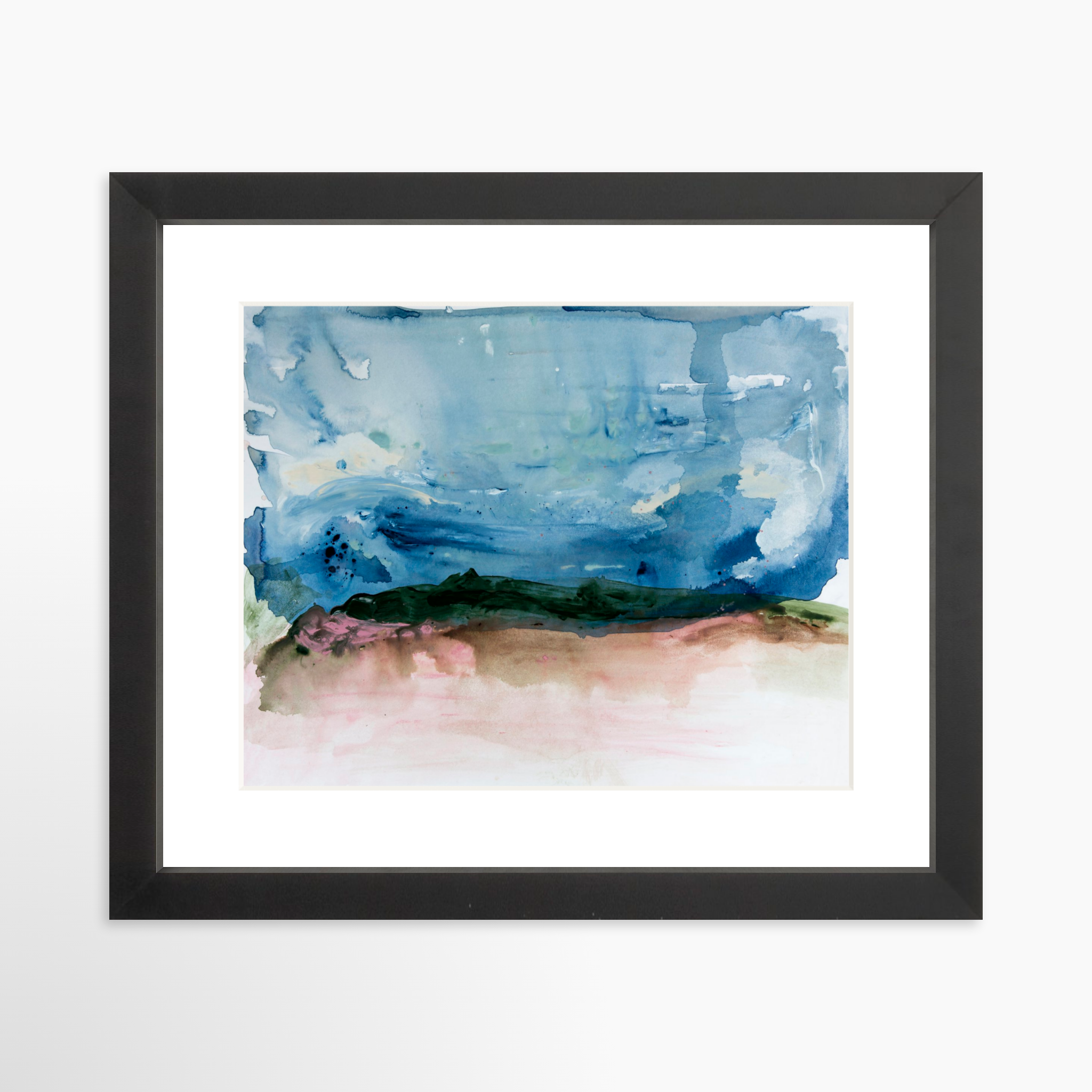 10x8 / Black Frame + White Mat
