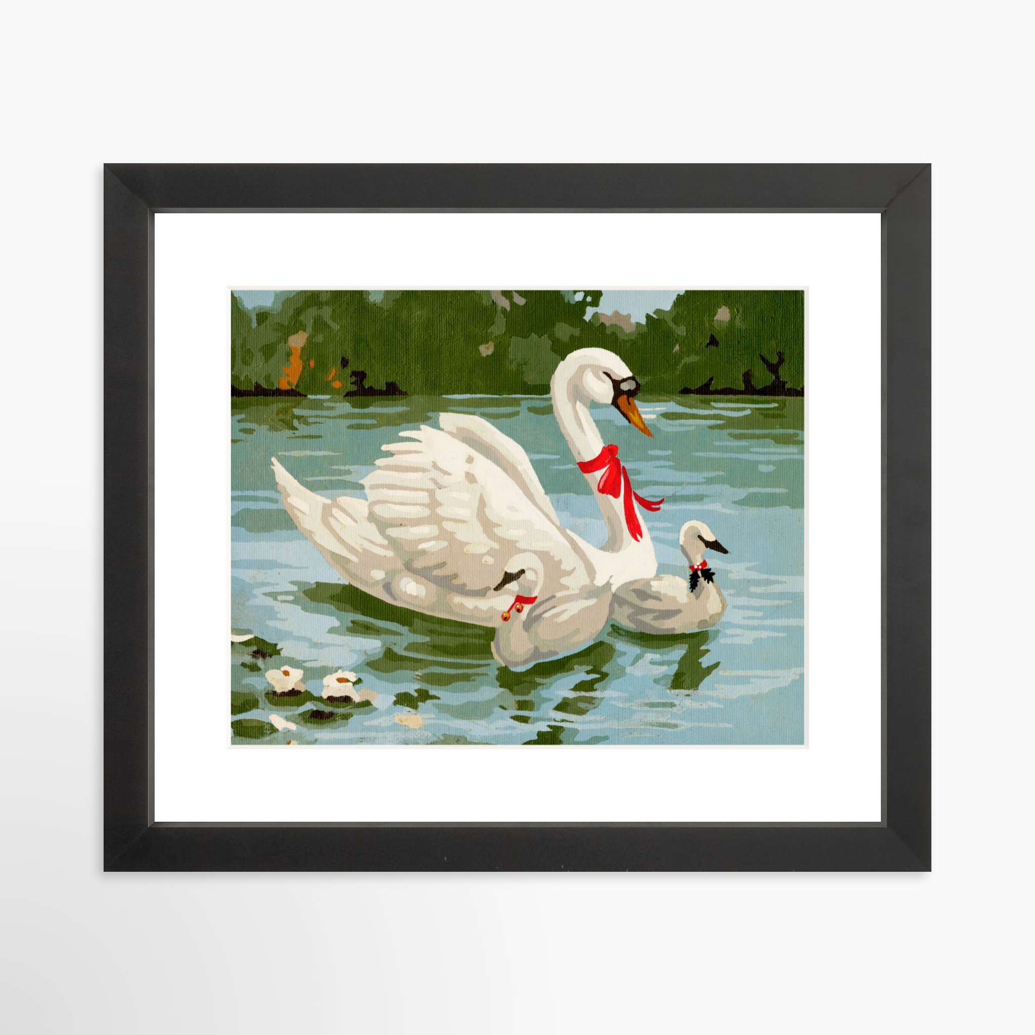 10x8 / Black Frame + White Mat