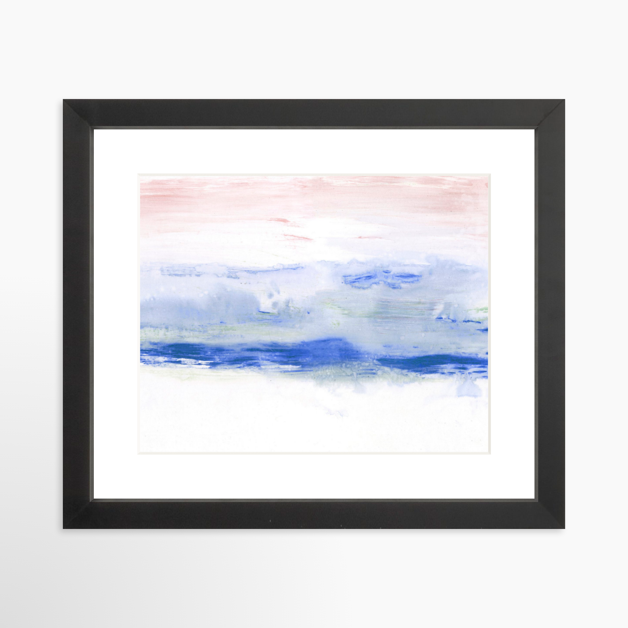 10x8 / Black Frame + White Mat