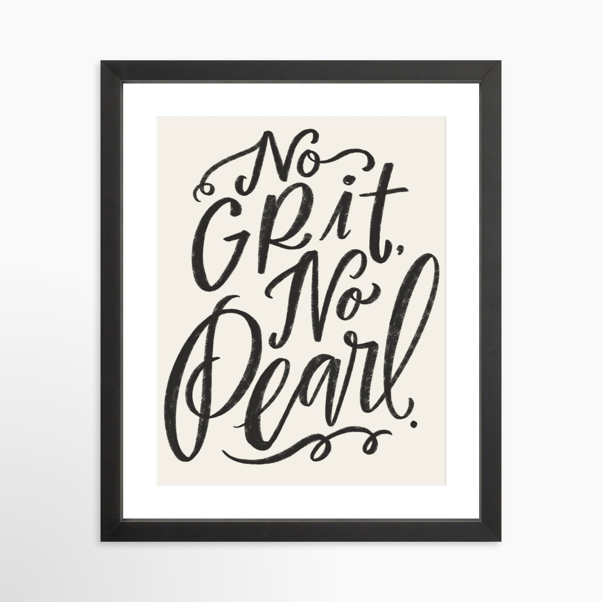 11x14 / Black Frame + White Mat