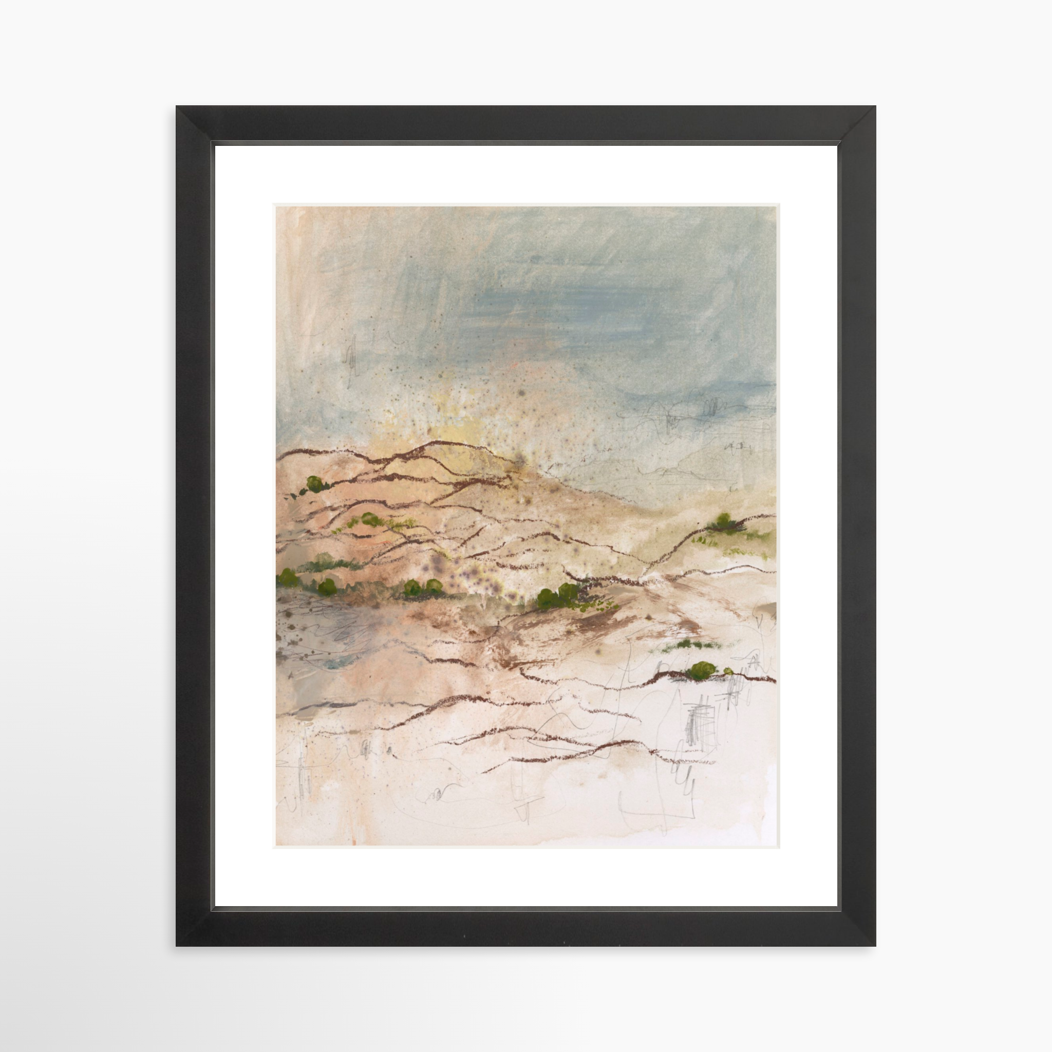 11x14 / Black Frame + White Mat