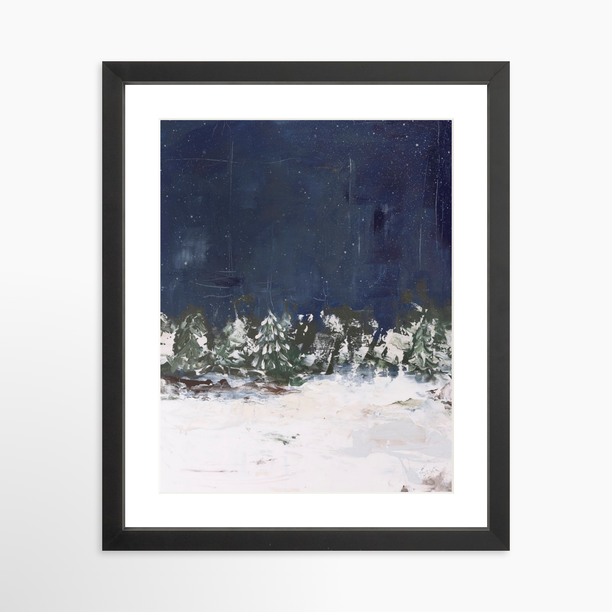 11x14 / Black Frame + White Mat